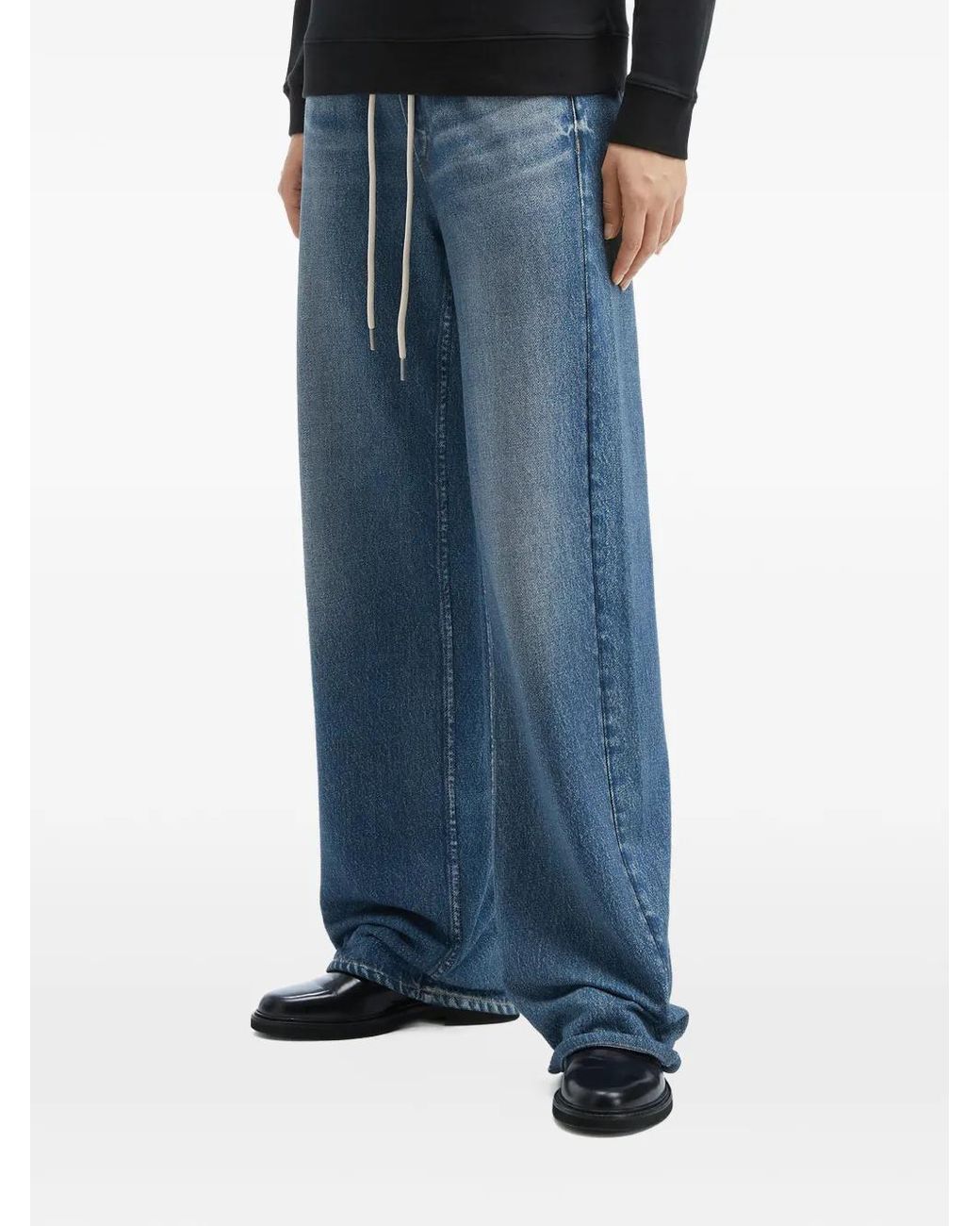 Rag & Bone Blue Miramar Drawstring Jeans