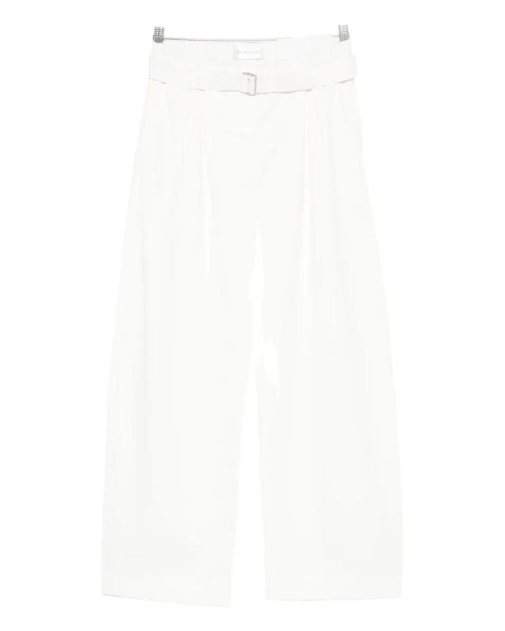 Christian Wijnants White Pigata Belted Trousers