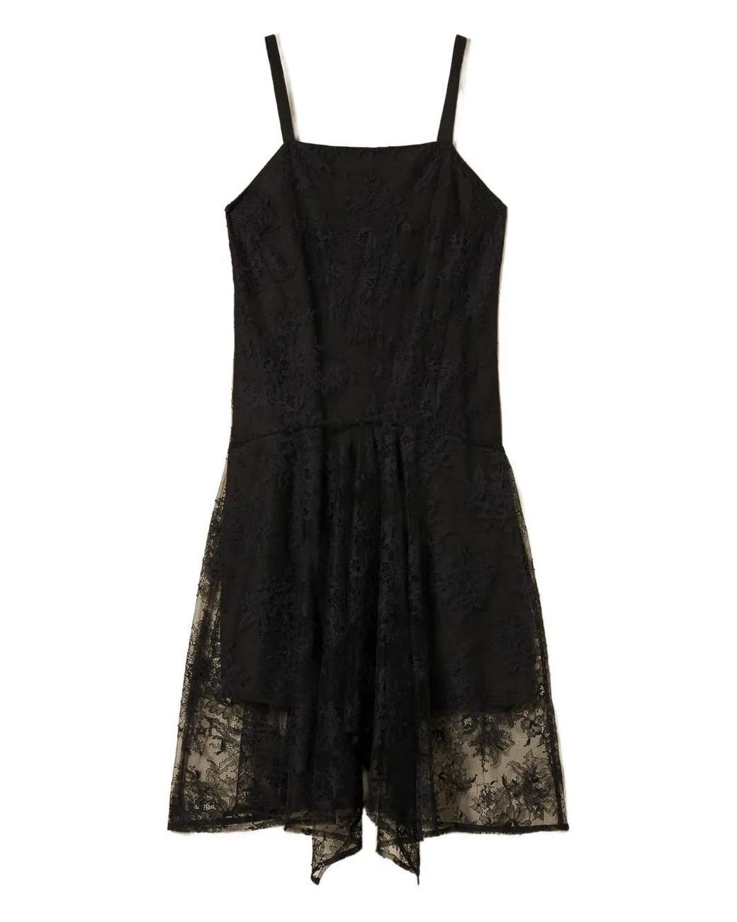 chinese dress ladies Patou - Polyamide Lace Twinset Mini Dress with Detachable Top - Pink Parfait main image 0