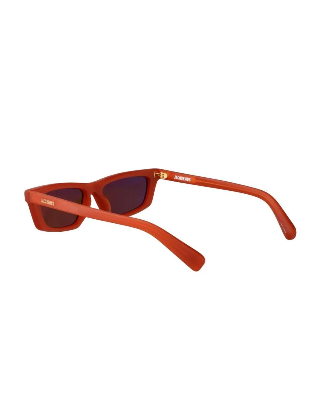 Jacquemus Brown Lunettes De Soleil À Monture Rectangulaire