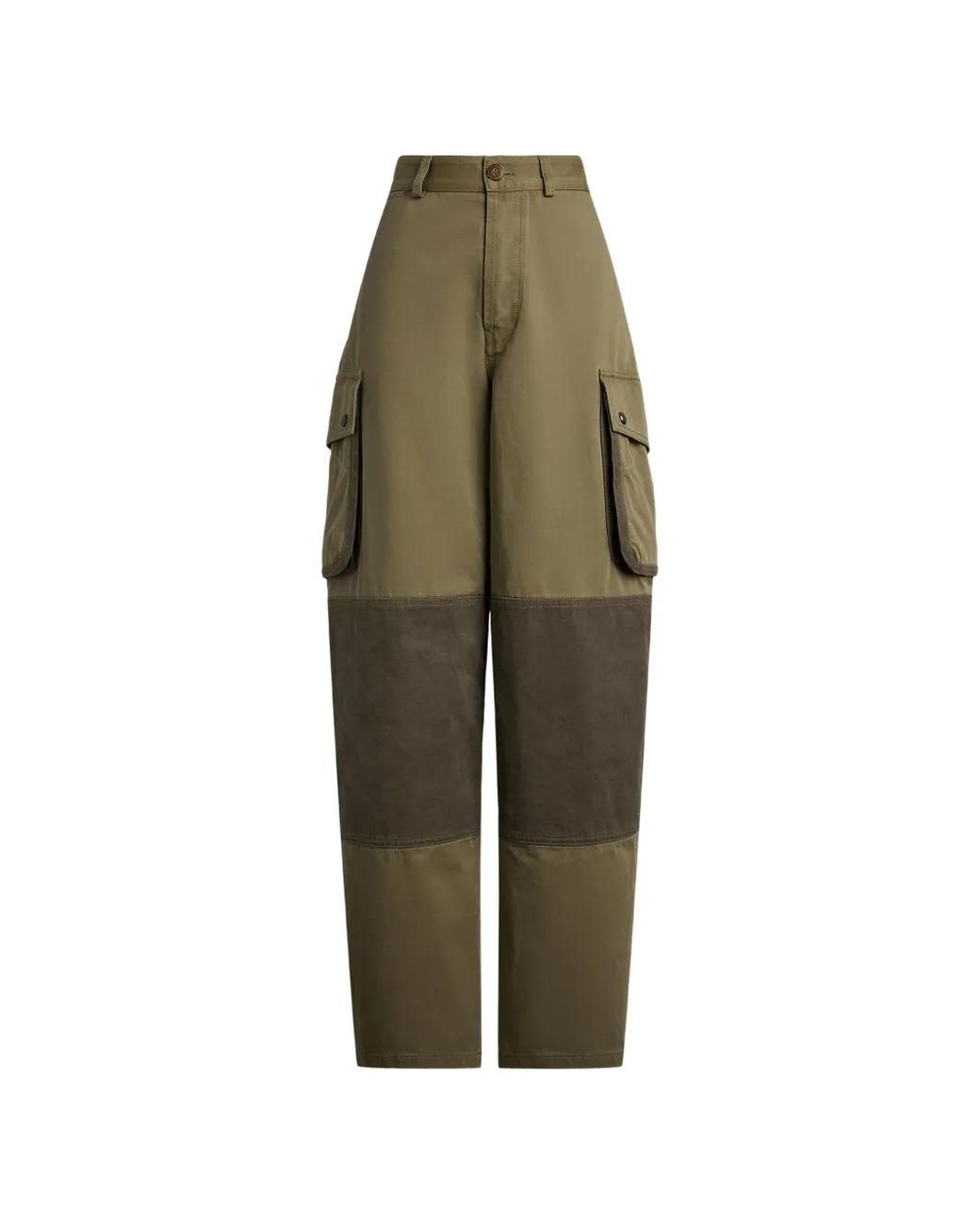 Ralph Lauren Green Simone Lamé Pants