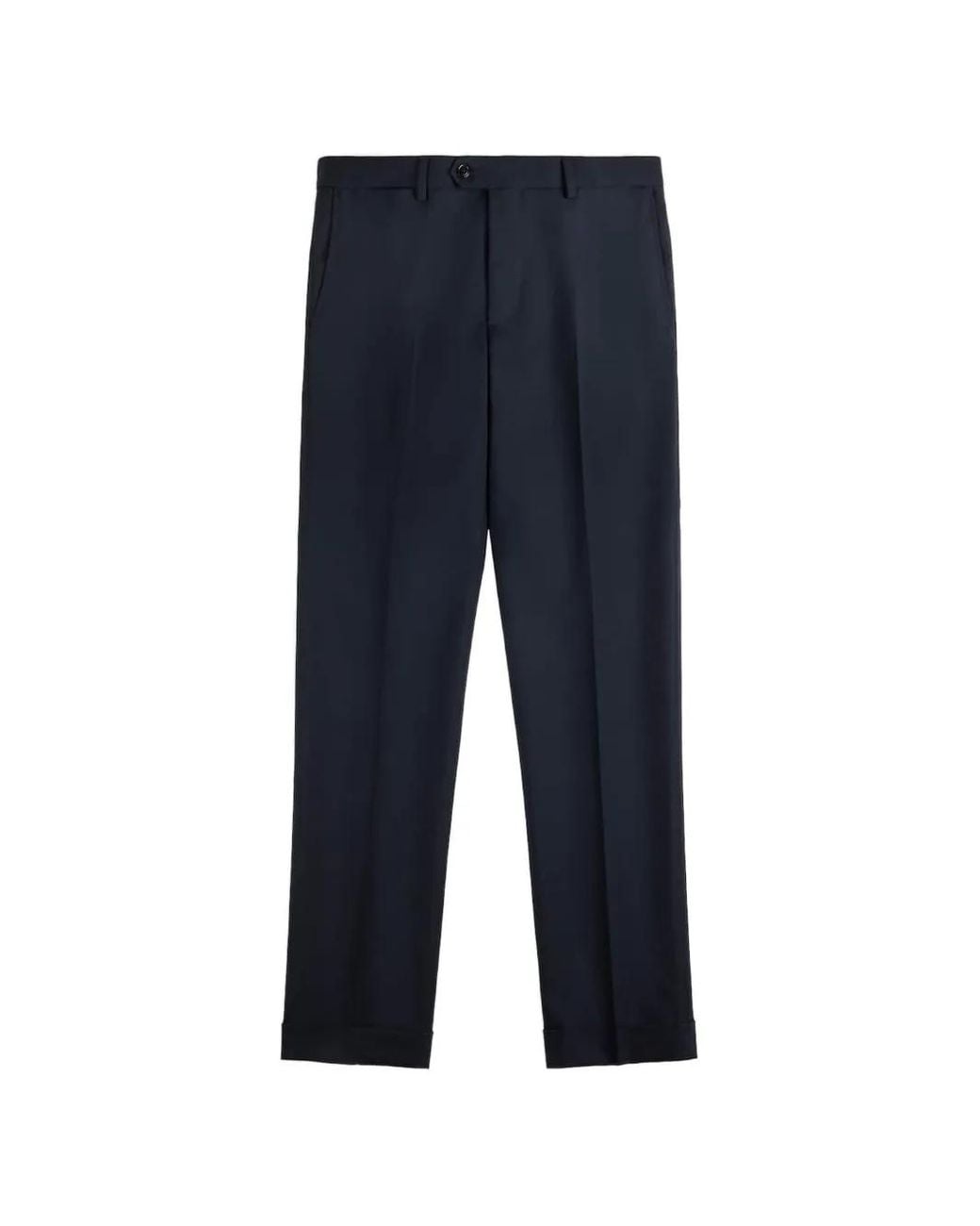 Fay Blue Slim-Fit Virgin Wool Trousers for men