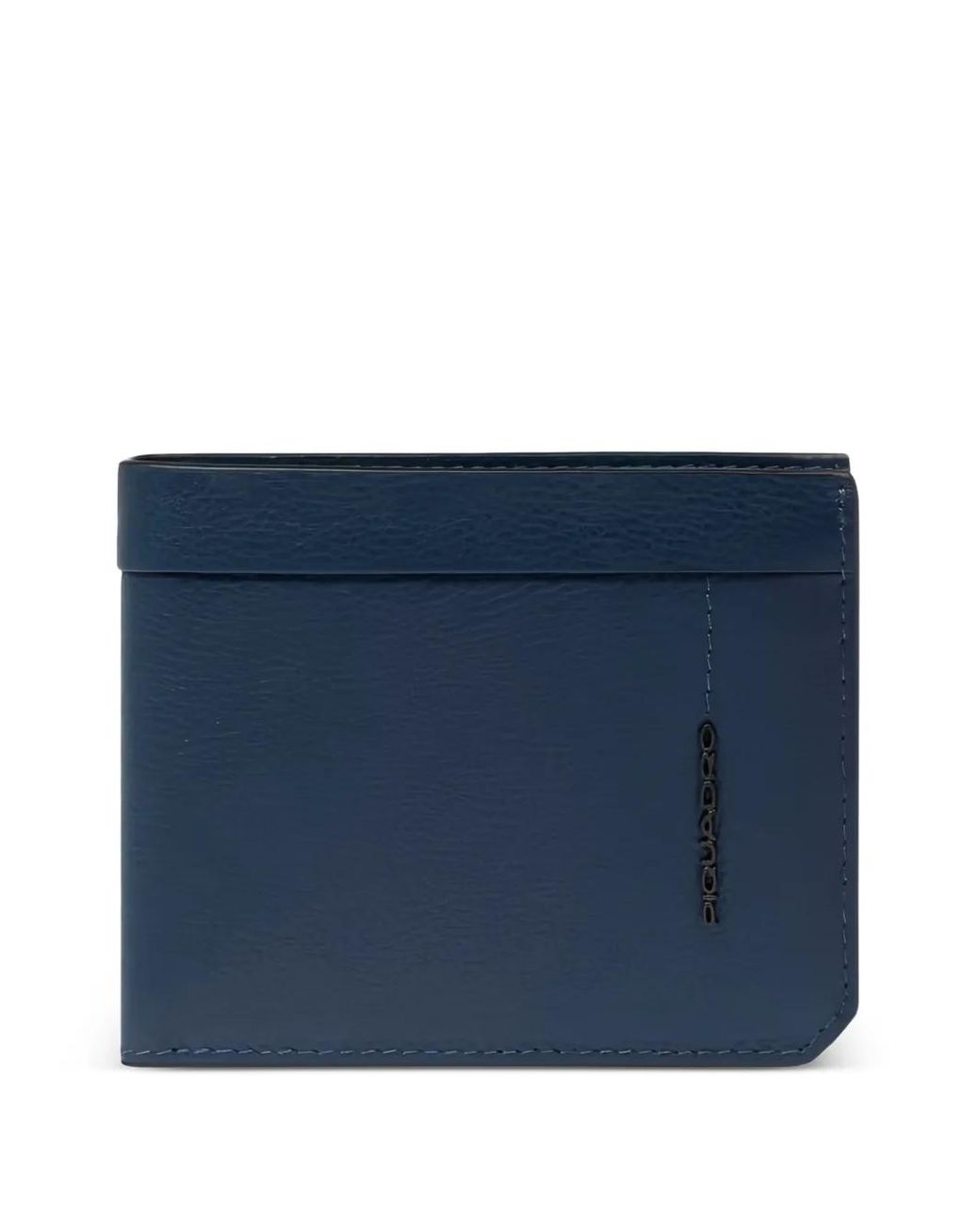 Piquadro Blue Pebbled-Leather Wallet for men