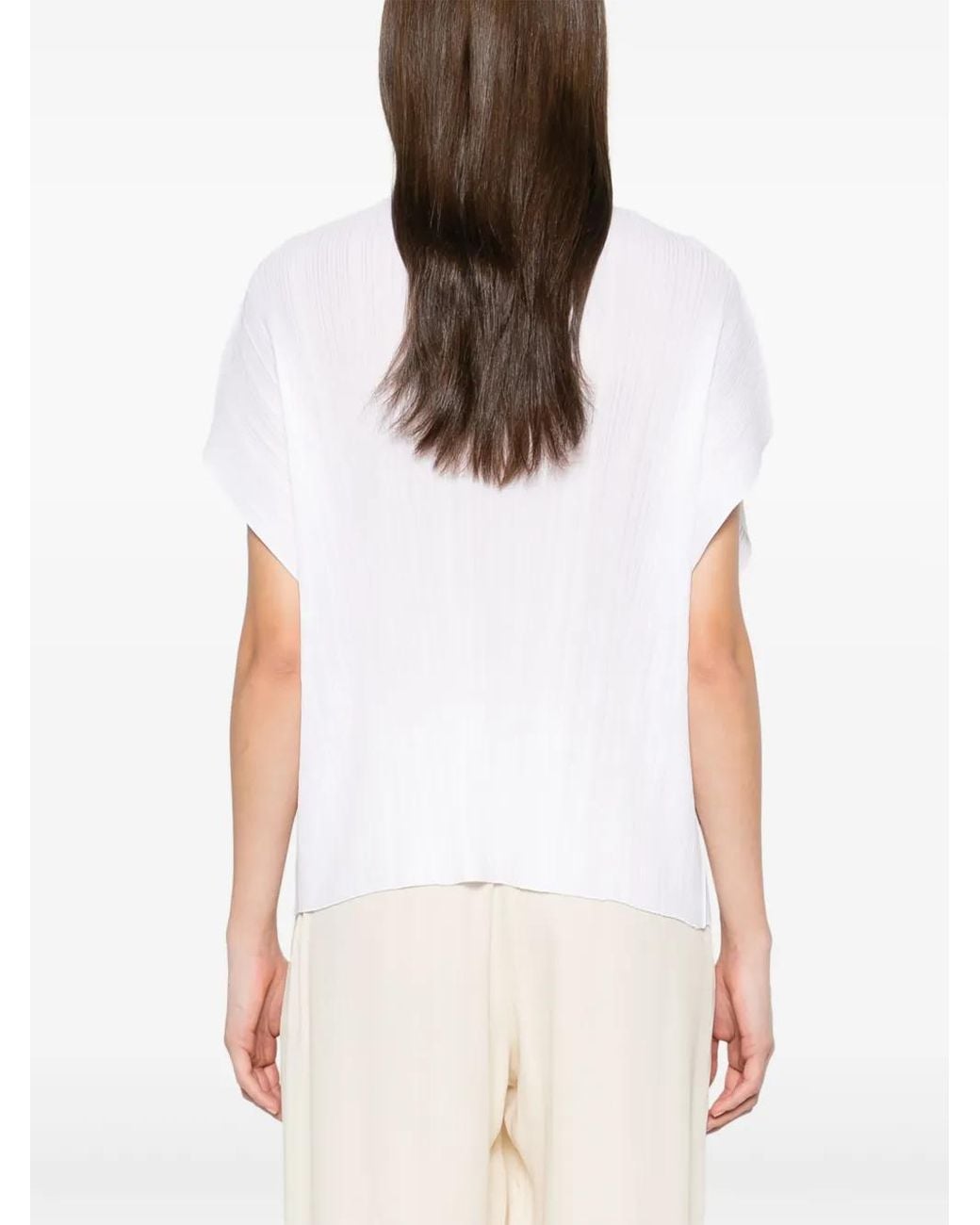 Fabiana Filippi White Chic Top For Effortless Style