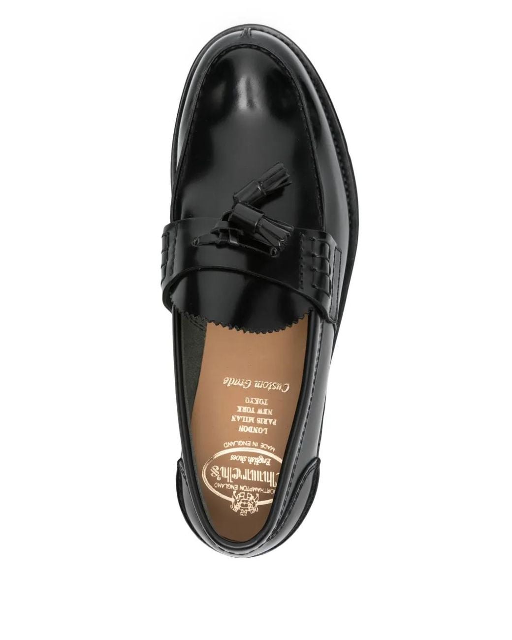 Church's Black Tassel-Embellished Loafers for men