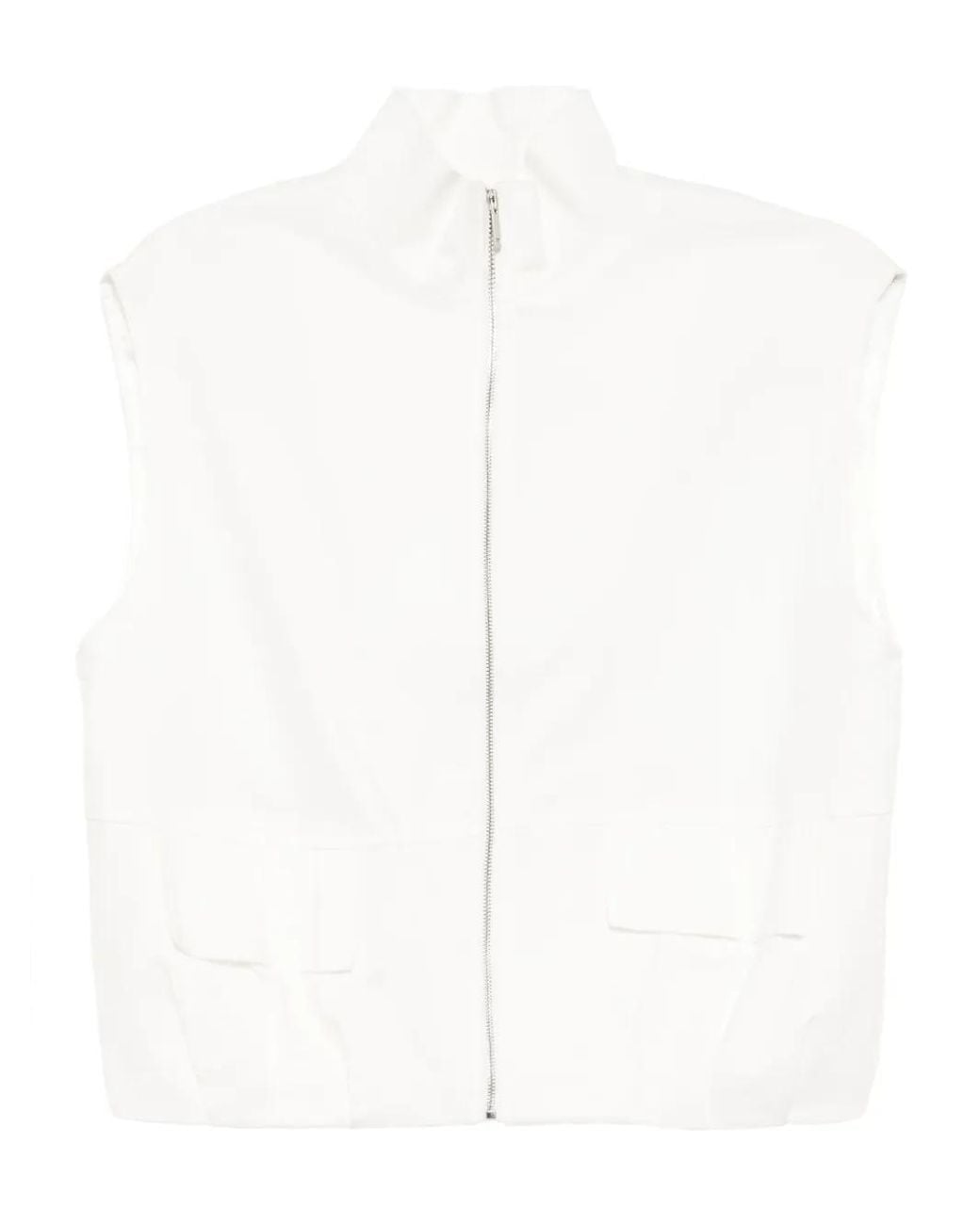 Bambah White Gilet Bubble