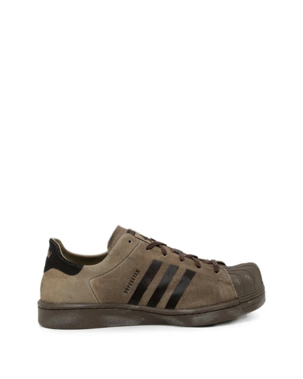 Adidas Brown Superstar By Avavav Sneakers for men
