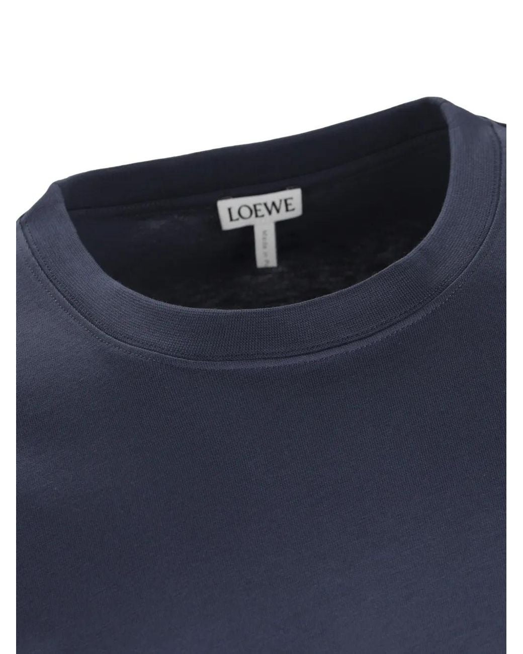 Loewe Blue Relaxed Fit T-Shirt for men