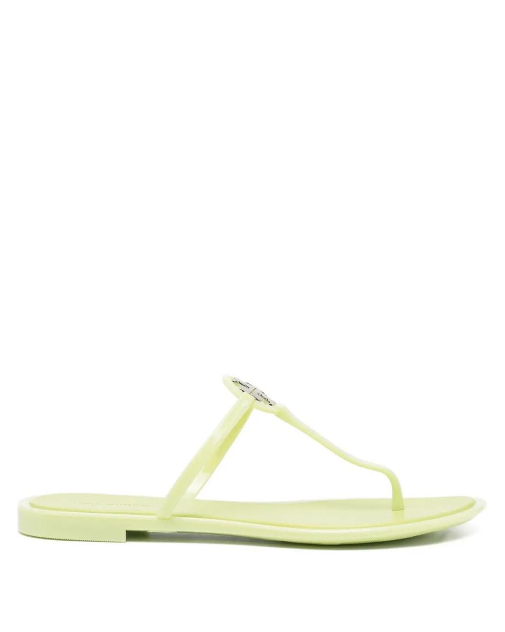 Tory Burch Green Mini Miller Jelly Slides