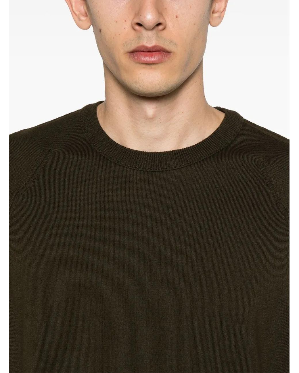 C P Company Brown Lens-Detail Sweater for men