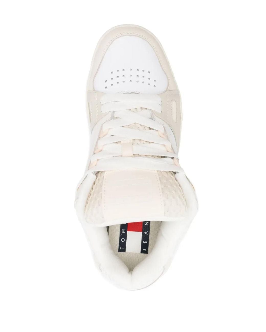 Tommy Hilfiger White Skate Low-Top Sneakers for men