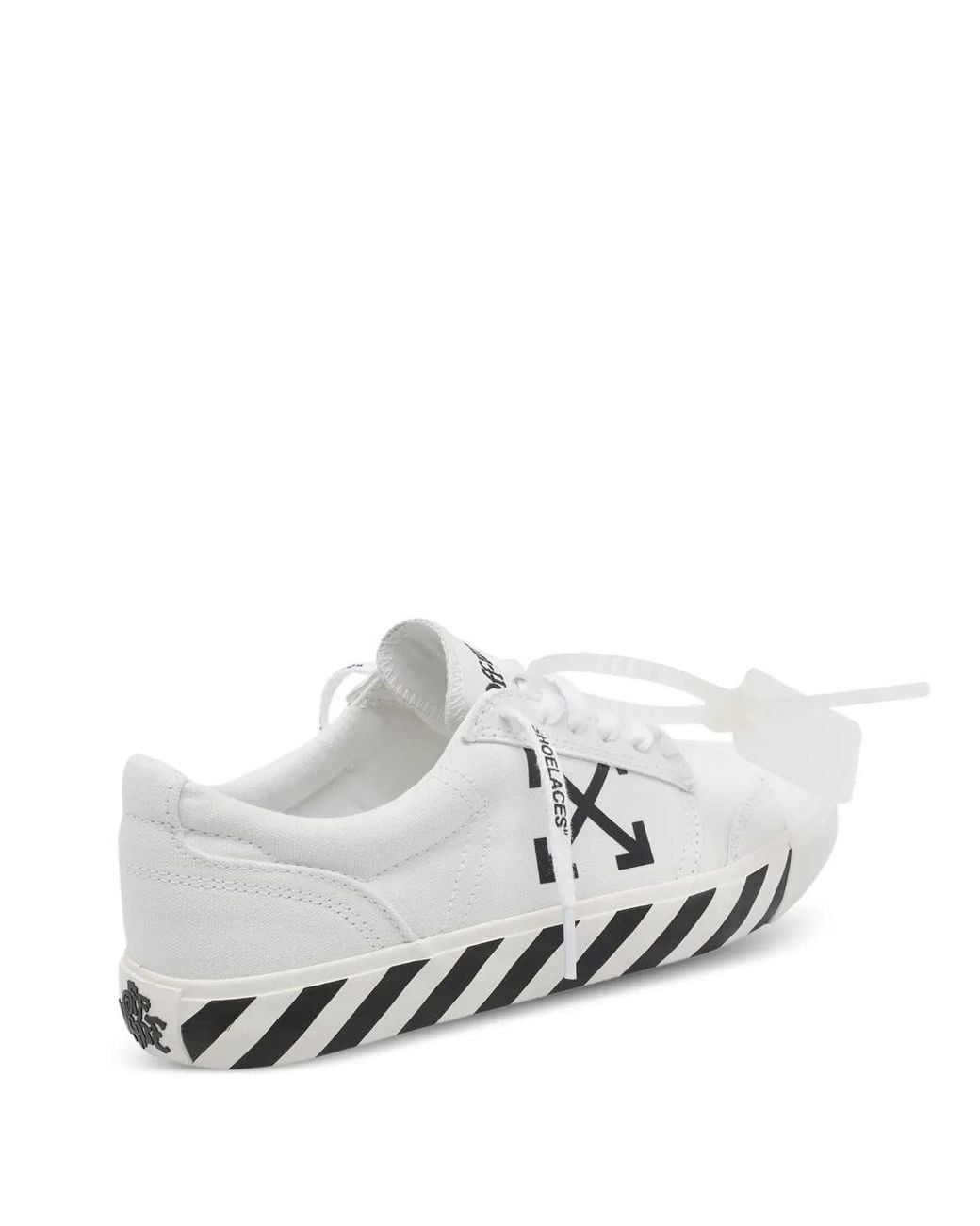 Off-White c/o Virgil Abloh White Vulcanized Undercut Sneaker for men