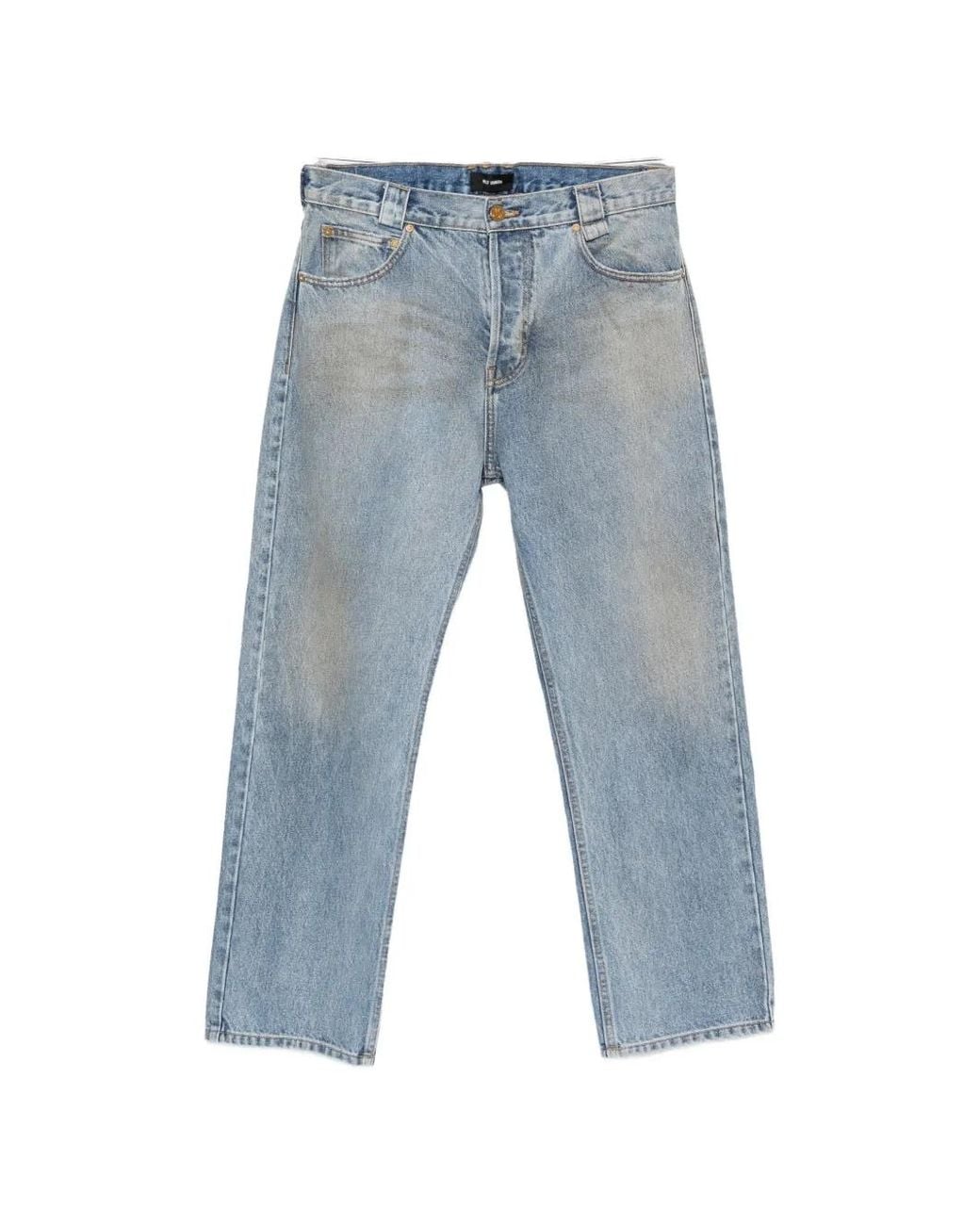 Willy Chavarria Blue Straight-Leg Jeans for men