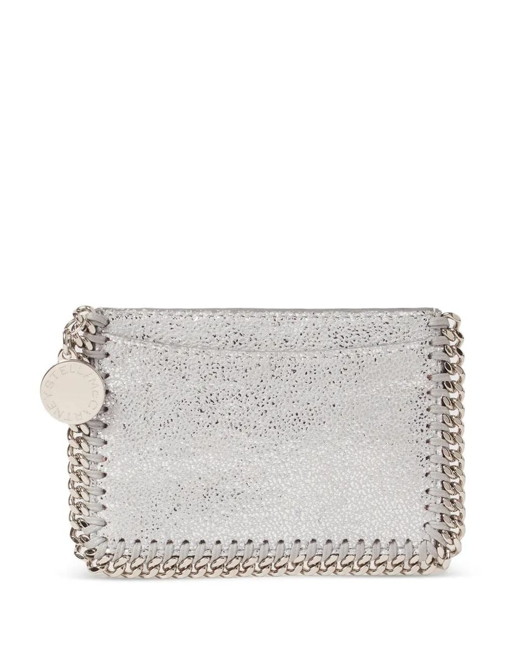Stella McCartney Gray Falabella Slip Cardholder