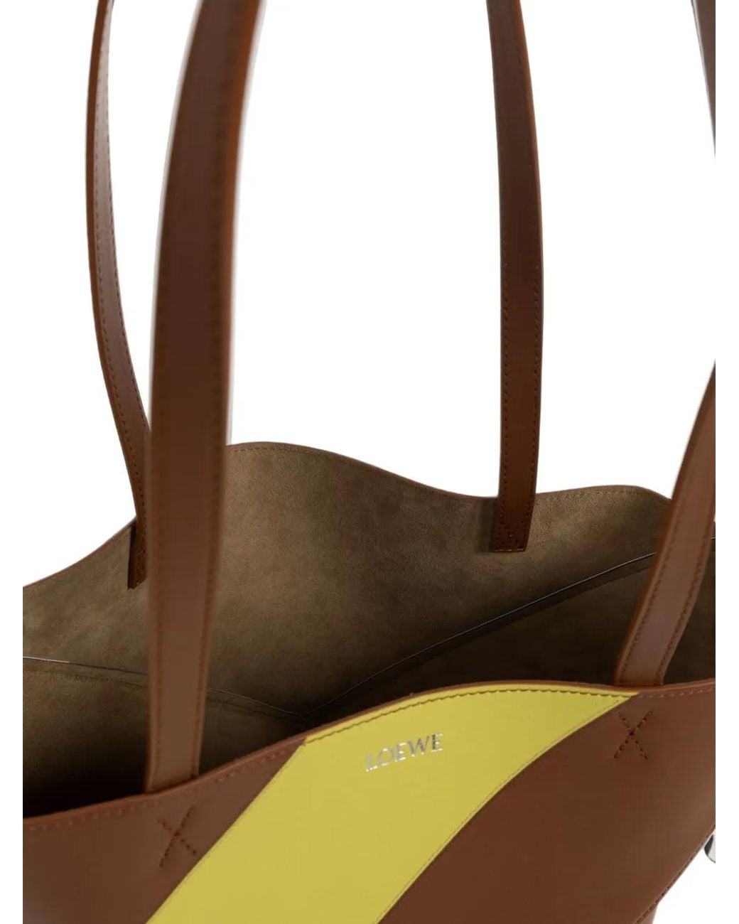 Loewe Brown Medium Puzzle Fold Tote
