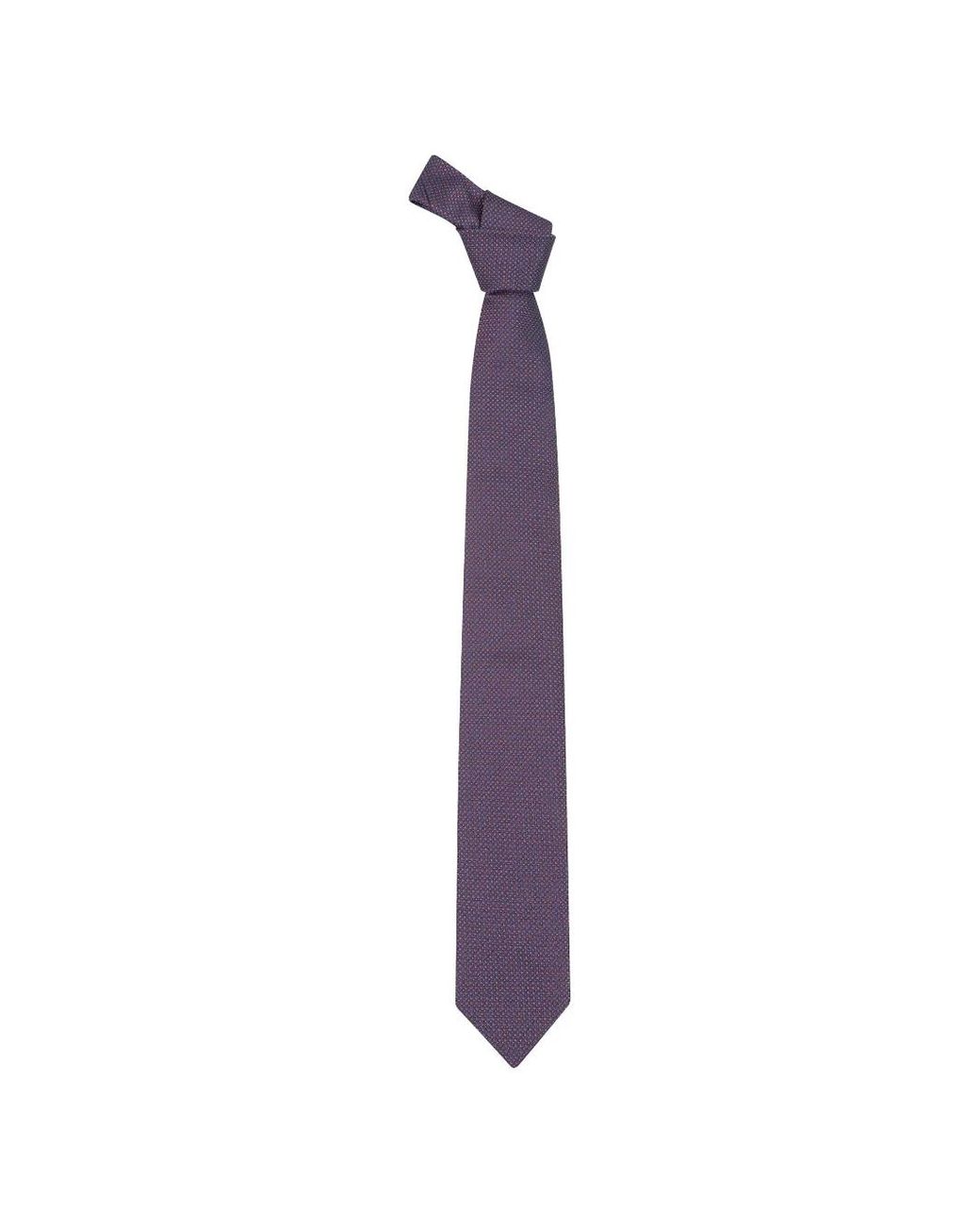 Lardini Purple Geometric-Pattern Silk Tie for men