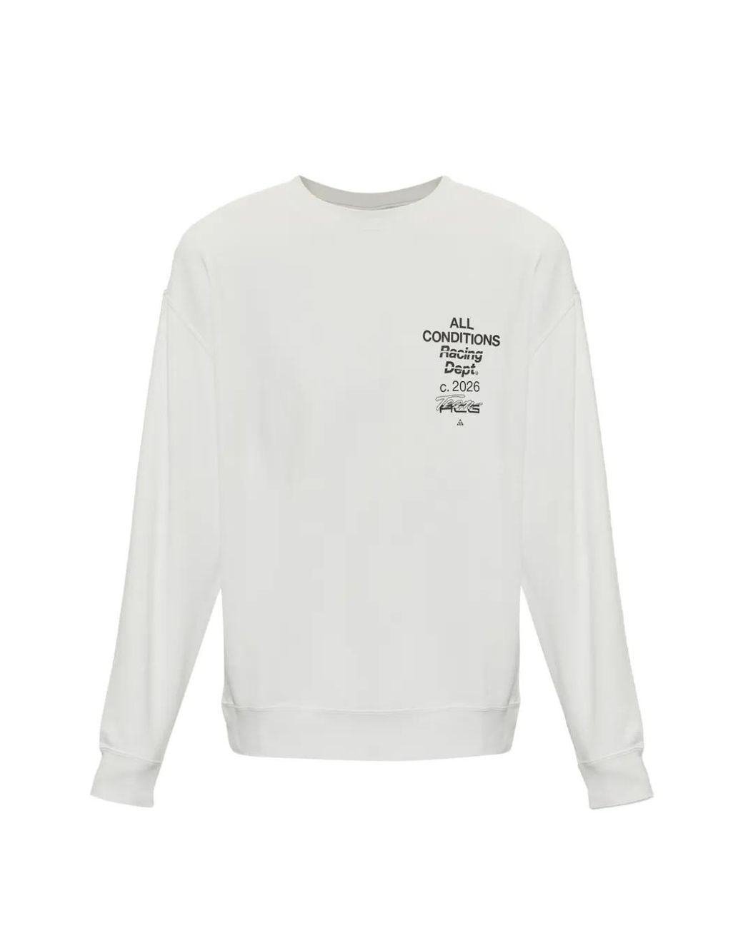 Nike White Acg Tuff Fleece Logo-Print Sweatshirt for men