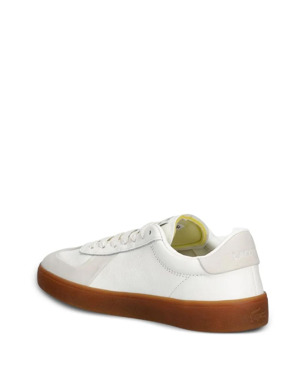 Lacoste White Baseshot Pro Leather Sneakers