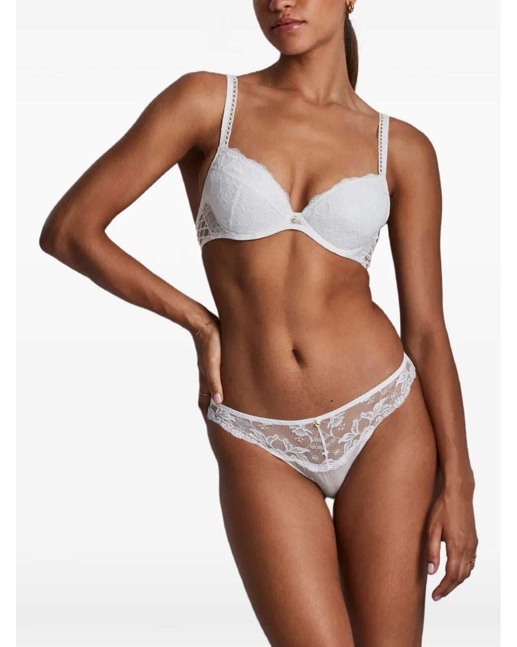 Aubade White Kiss Of Love Push-Up Bra