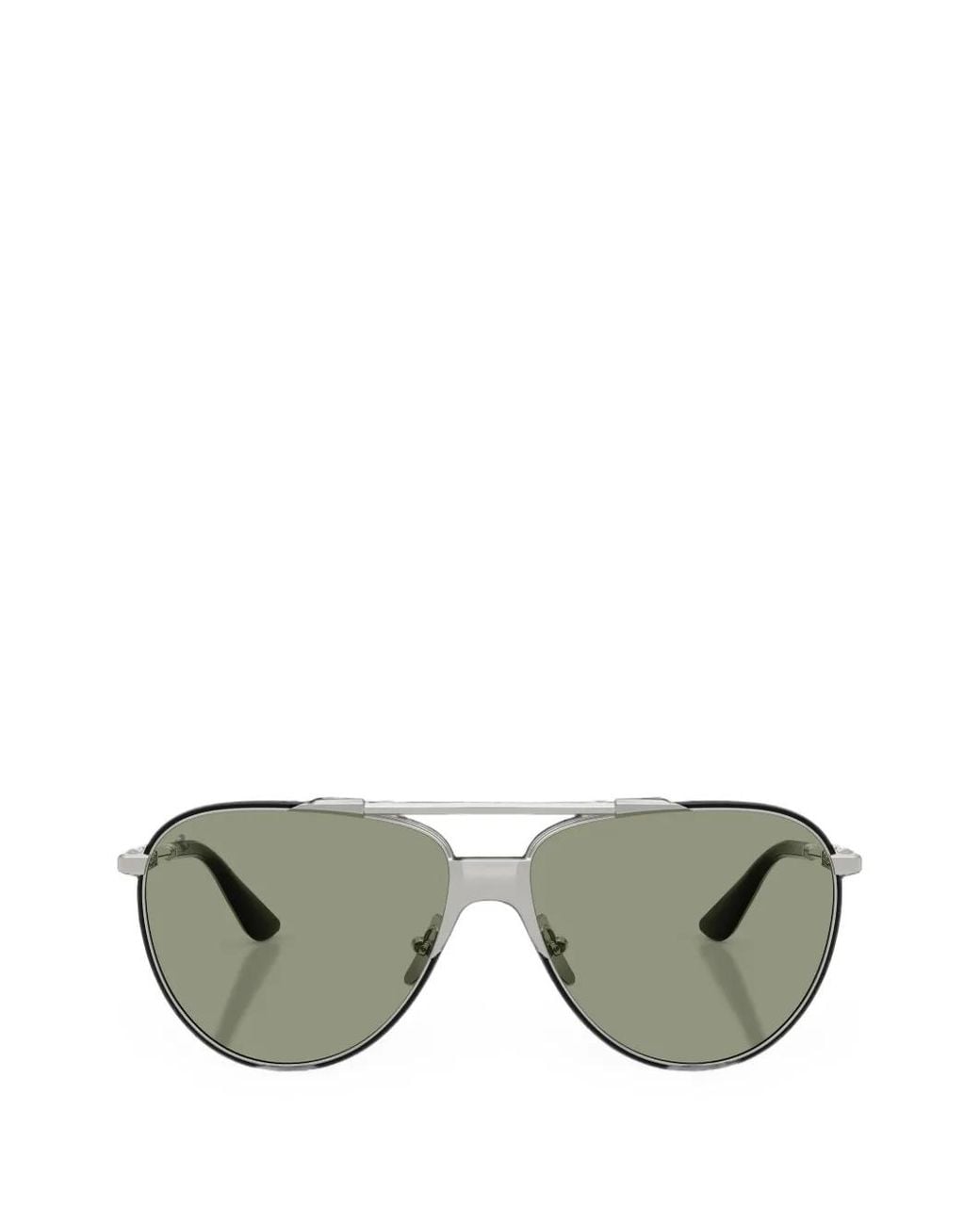 Ferrari Green Pilot-Frame Sunglasses for men