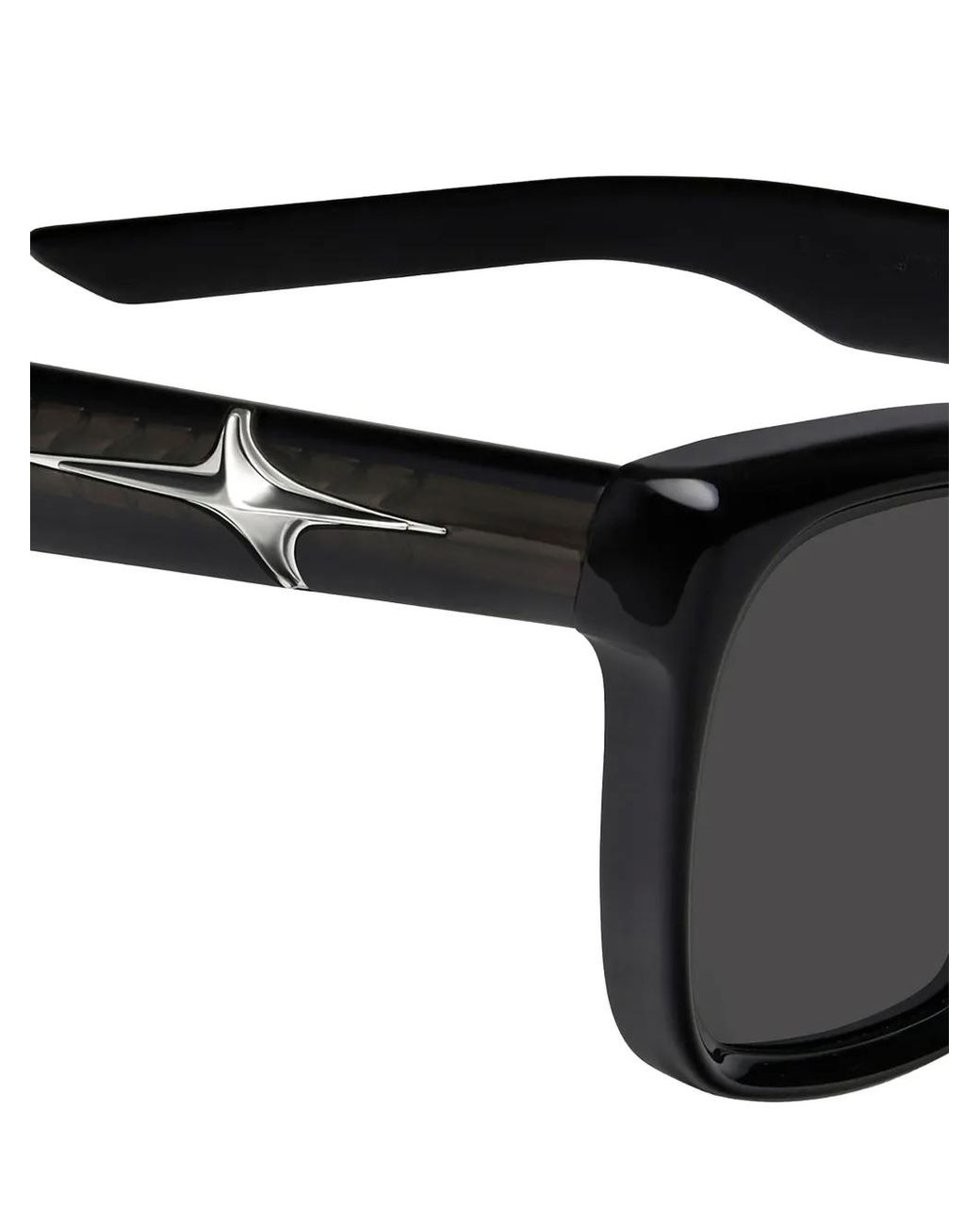 Gentle Monster Black Hesse 01 Square-Frame Star-Detail Sunglasses