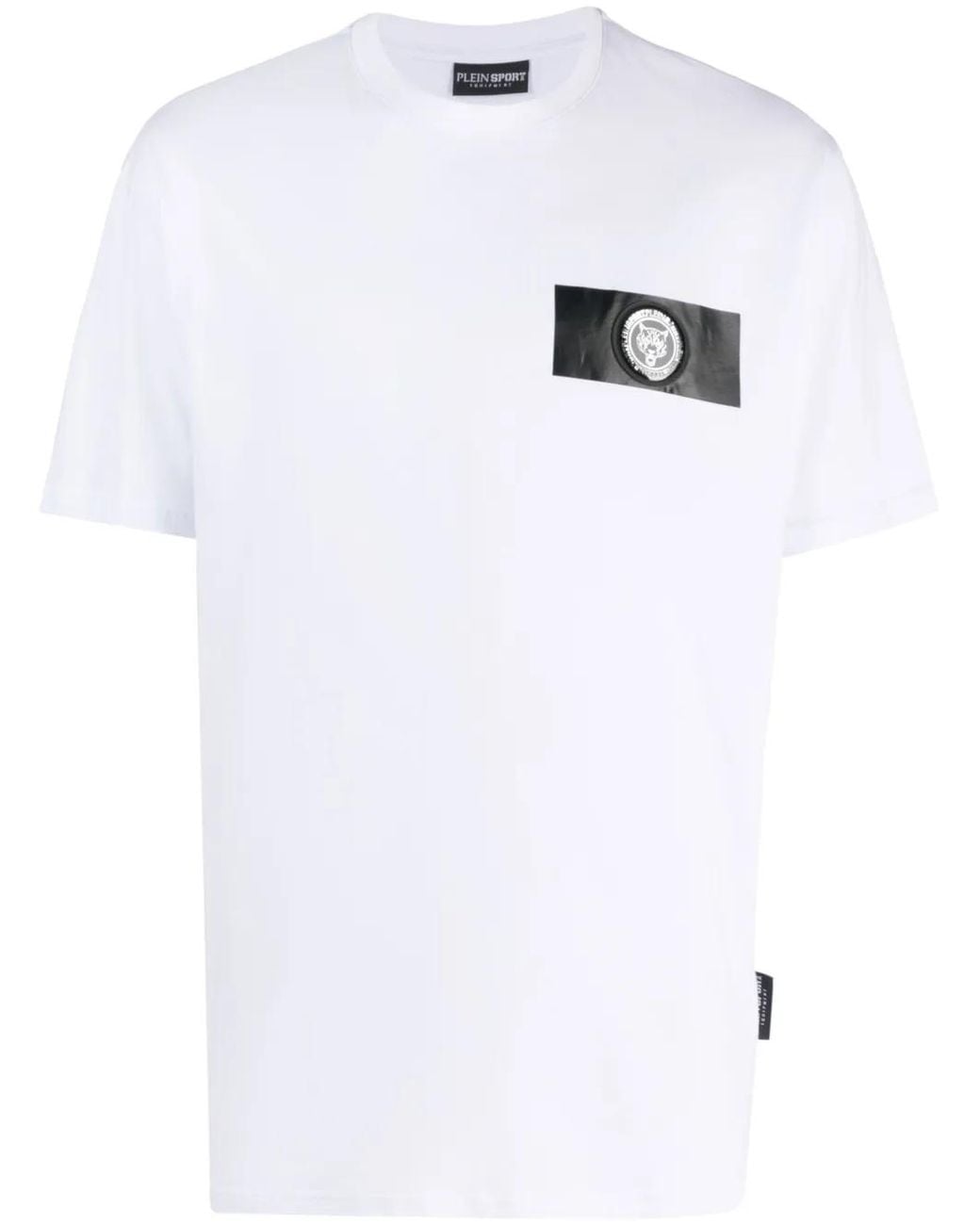 Philipp Plein White Short-Sleeve Cotton T-Shirt for men