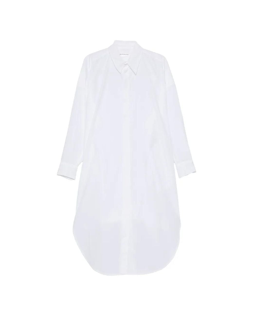 Frankie Shop White Bloom Organic Cotton Shirt Dress