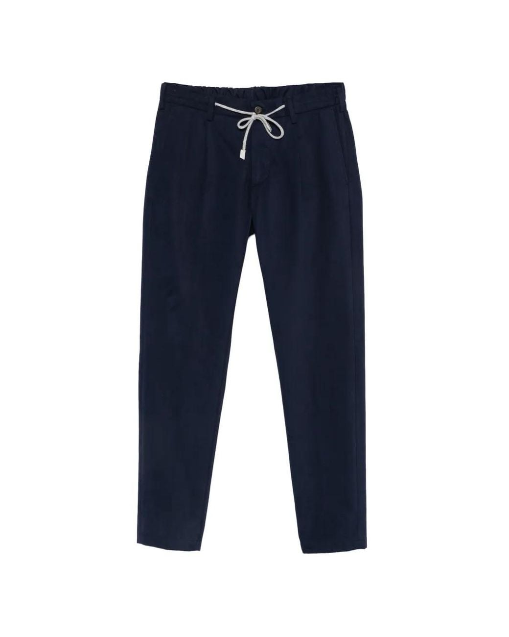 Eleventy Blue Pantalon À Lien De Resserrage for men