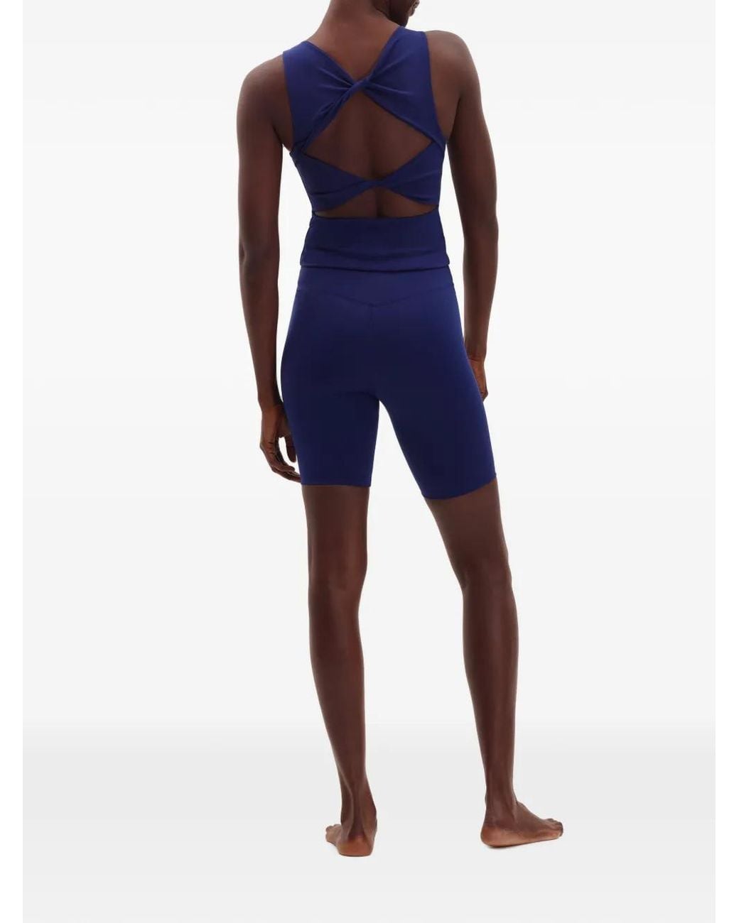 Eres Blue Tanni Twist-Back Built-In Bra Top
