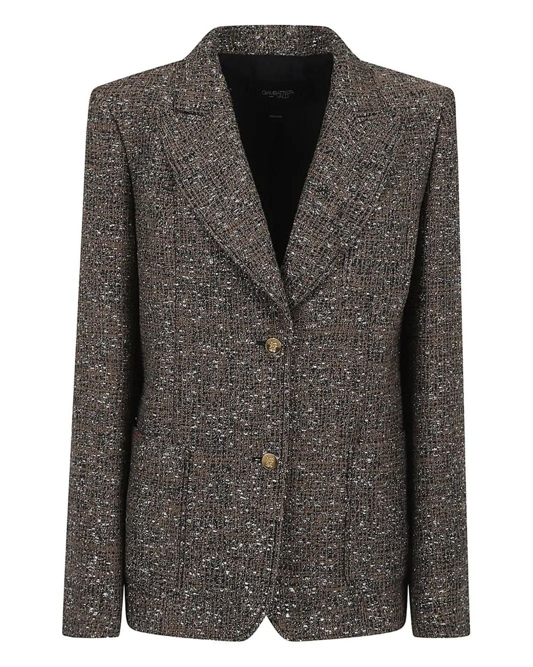 Giambattista Valli Black Buttoned Blazer