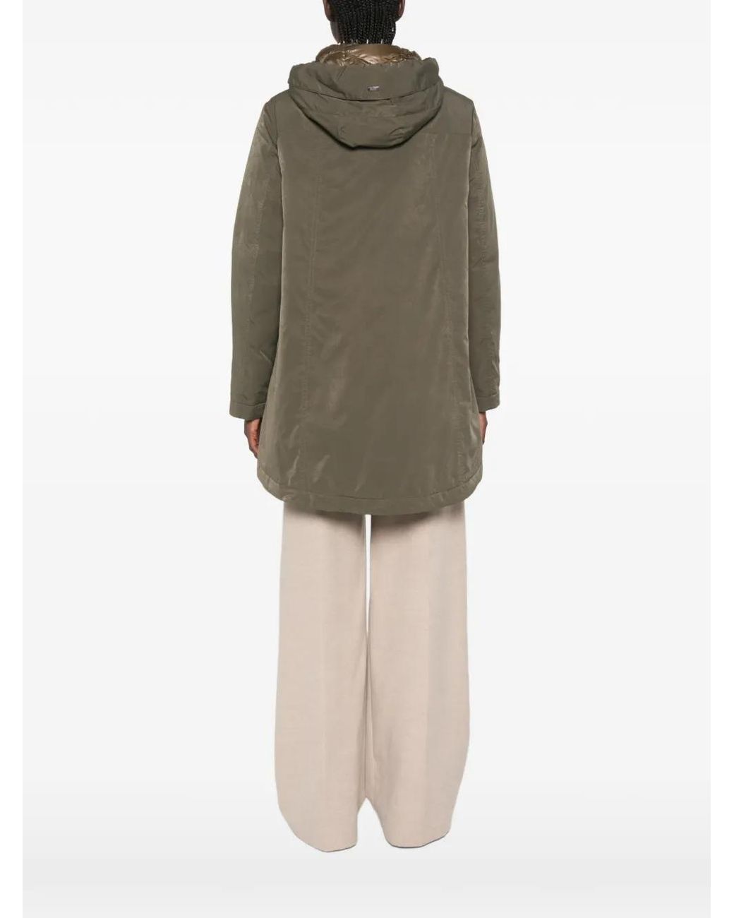 Herno Ripstop Parka Met Capuchon in het Green