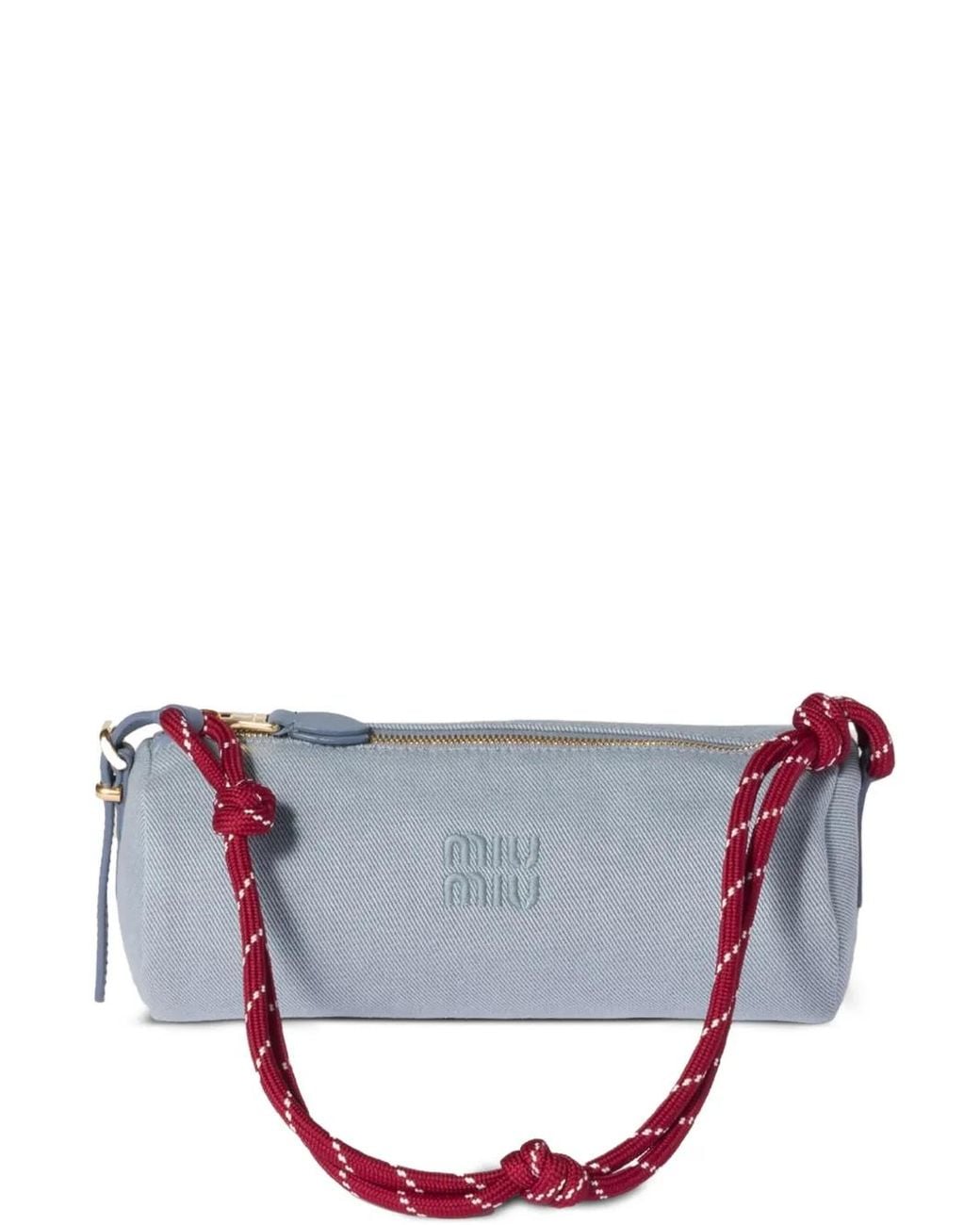 Pouch di Miu Miu in Gray