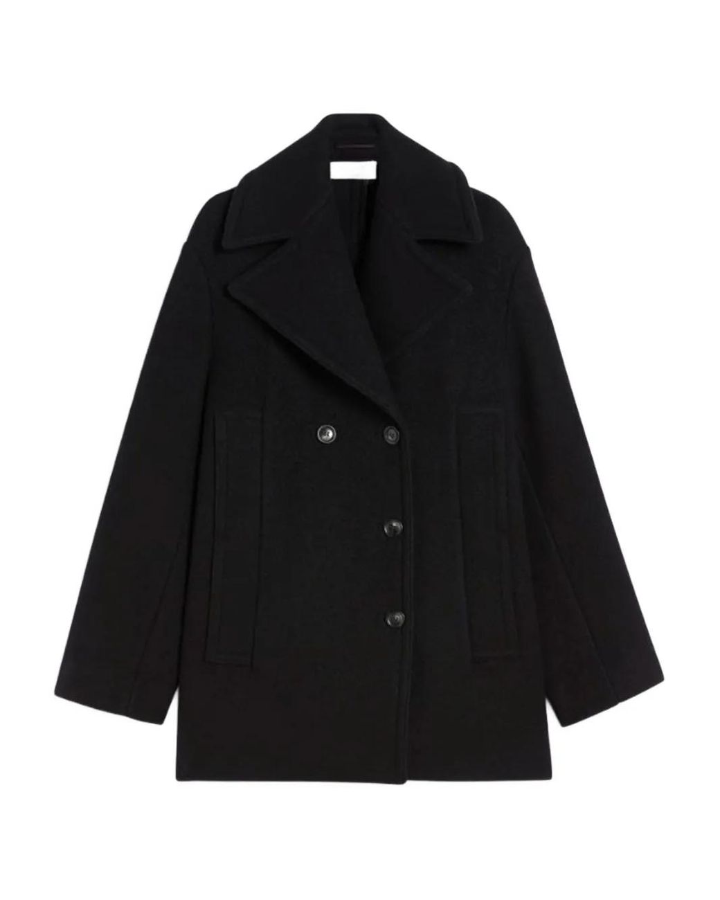 Sportmax Black Tabella Coat