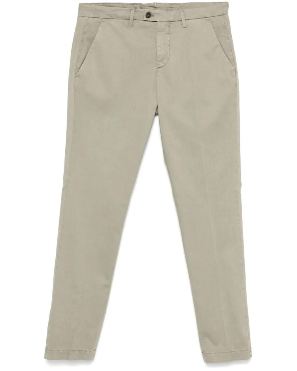 Corneliani Natural Tapered Chinos for men