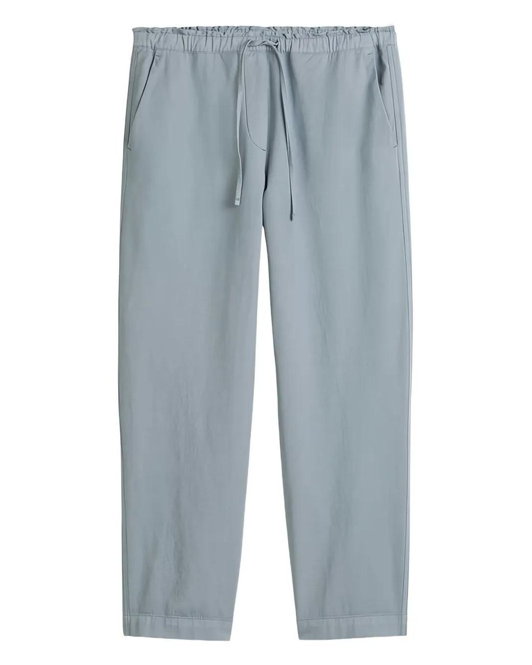 Marc O' Polo Blue Drawstring-Waist Trousers