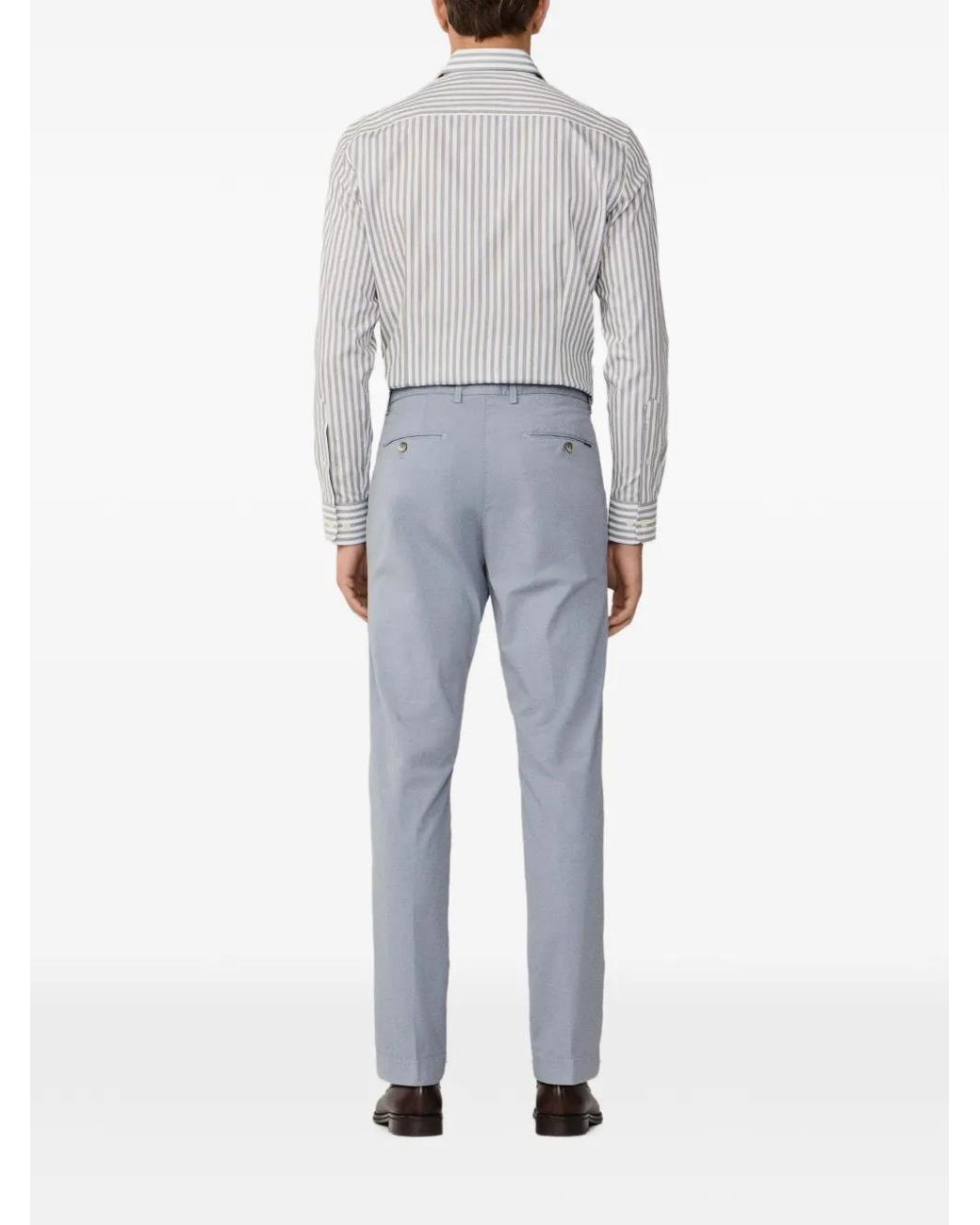 Hackett Blue Kensington Garment-Dyed Chinos for men