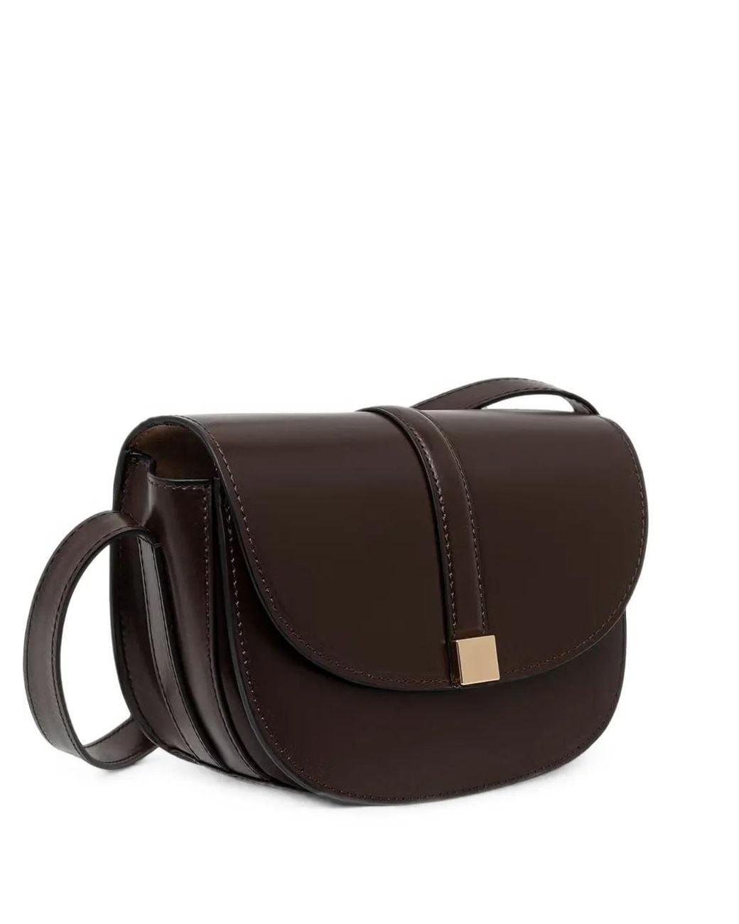 Marc O' Polo Black Small Taya Foldover Crossbody Bag