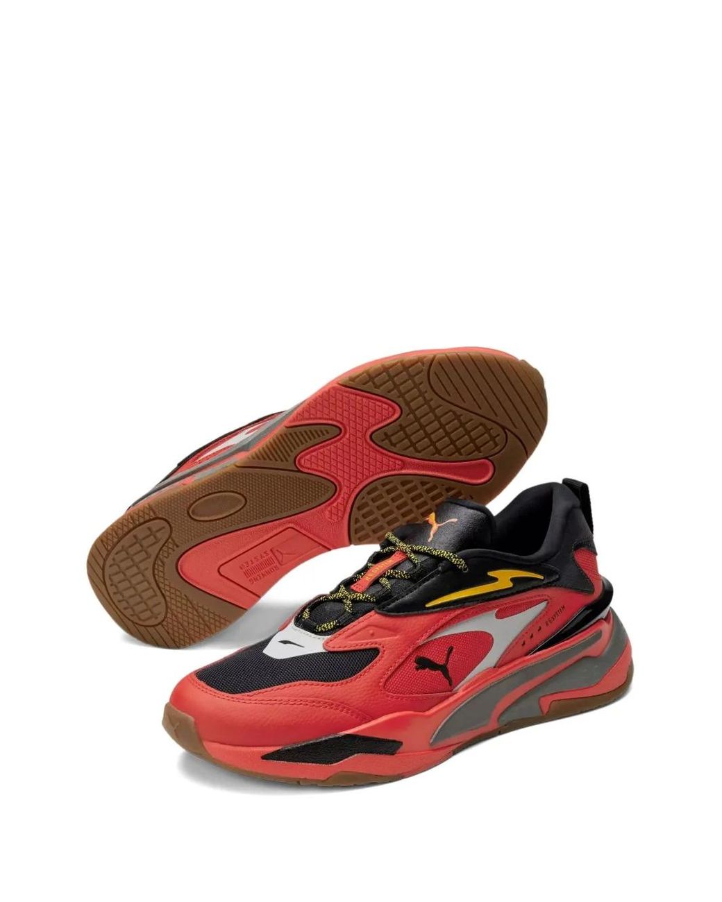 PUMA Red Rs-Fast "Flames" Sneakers for men