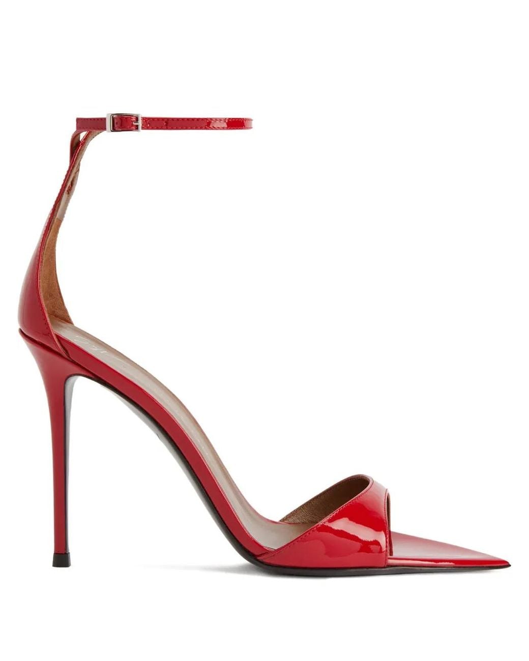 Giuseppe Zanotti Red Intriigo Strap Sandals 105