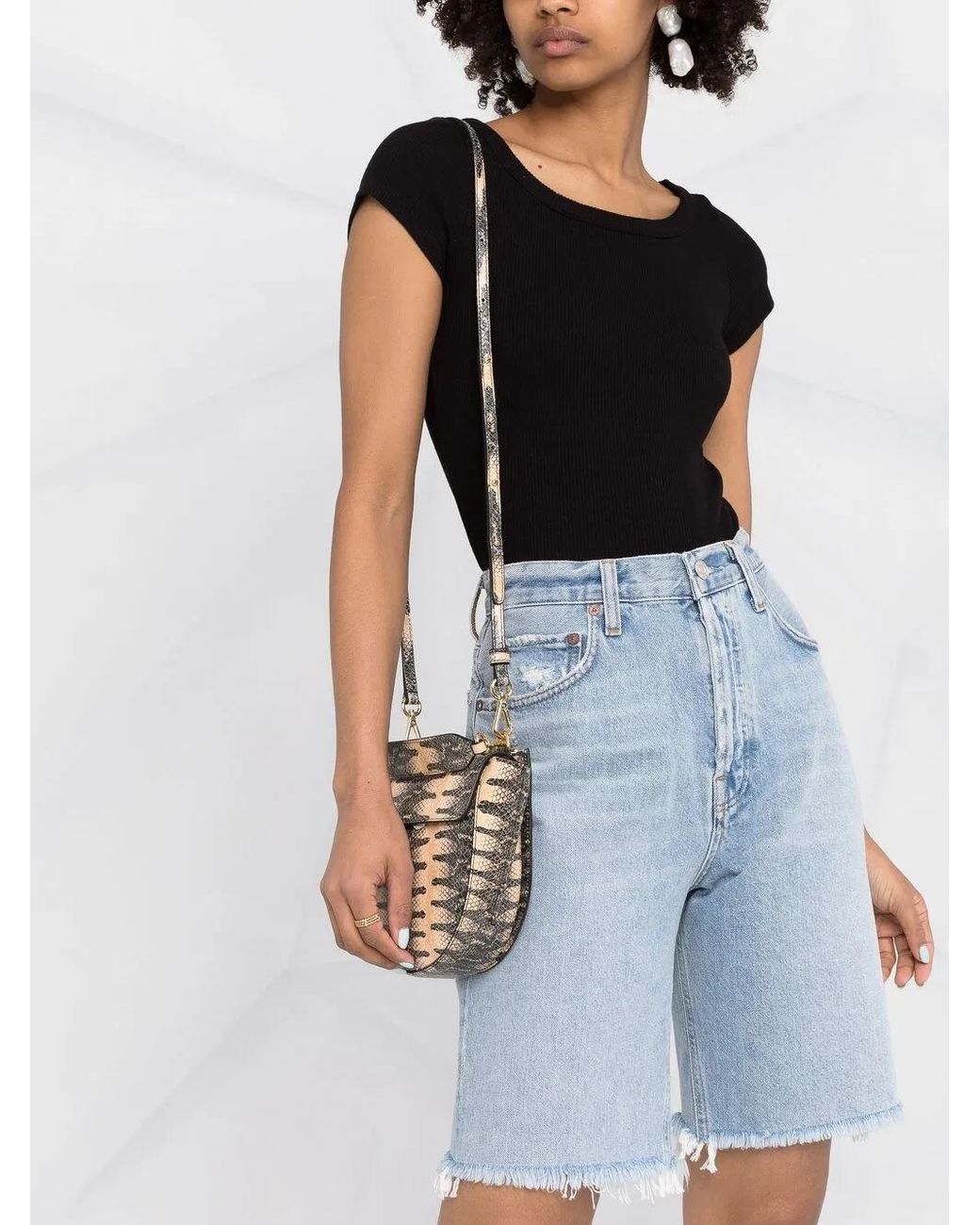 Agolde Blue Shorts Denim