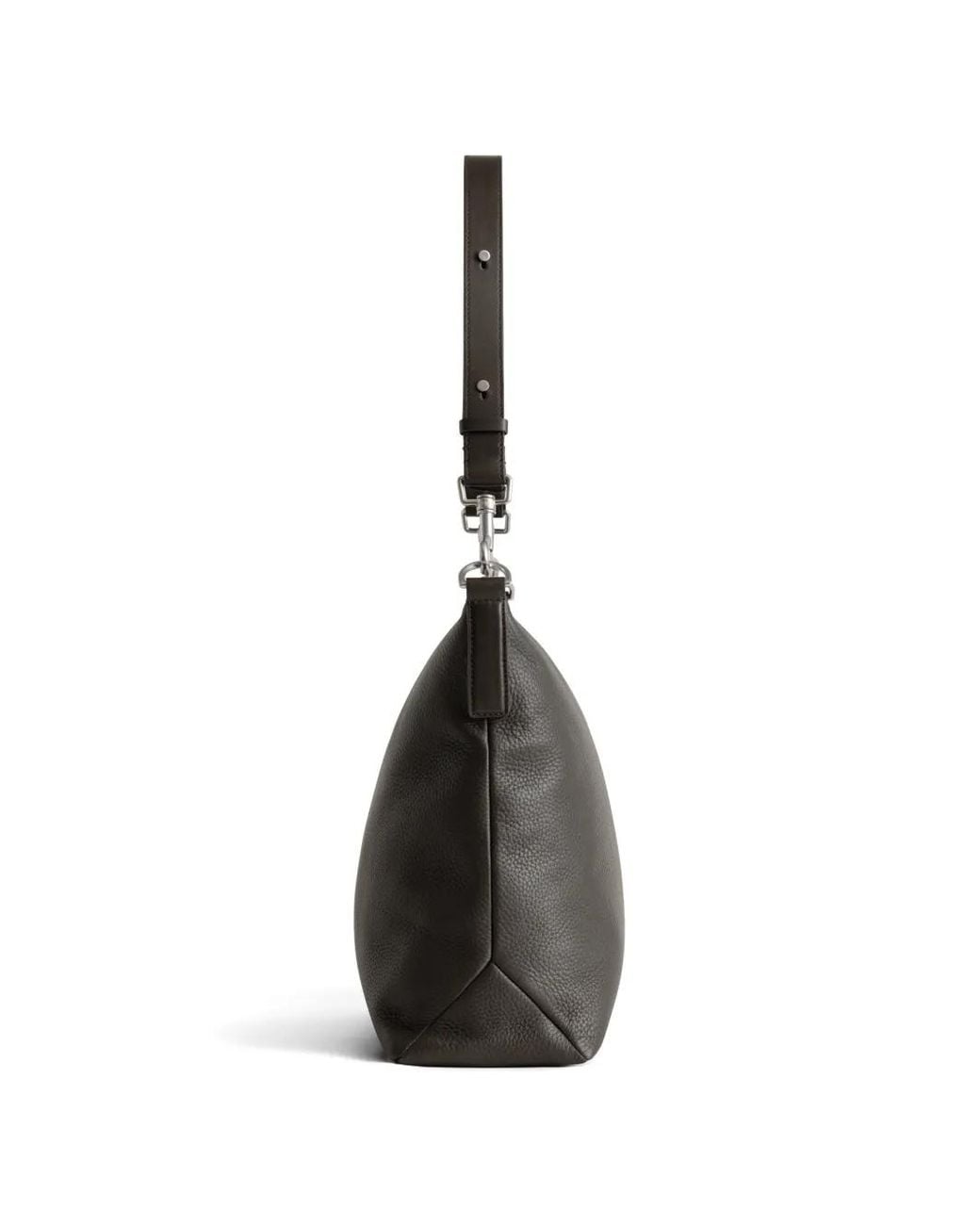 Yu Mei Black Sac Porté Épaule Braidy En Cuir