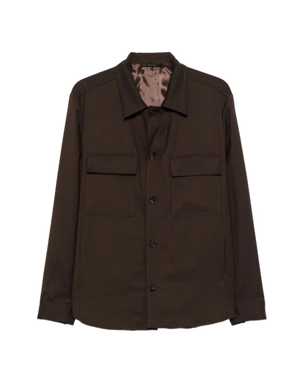 Briglia 1949 Button-Up Shirtjack in het Brown voor heren