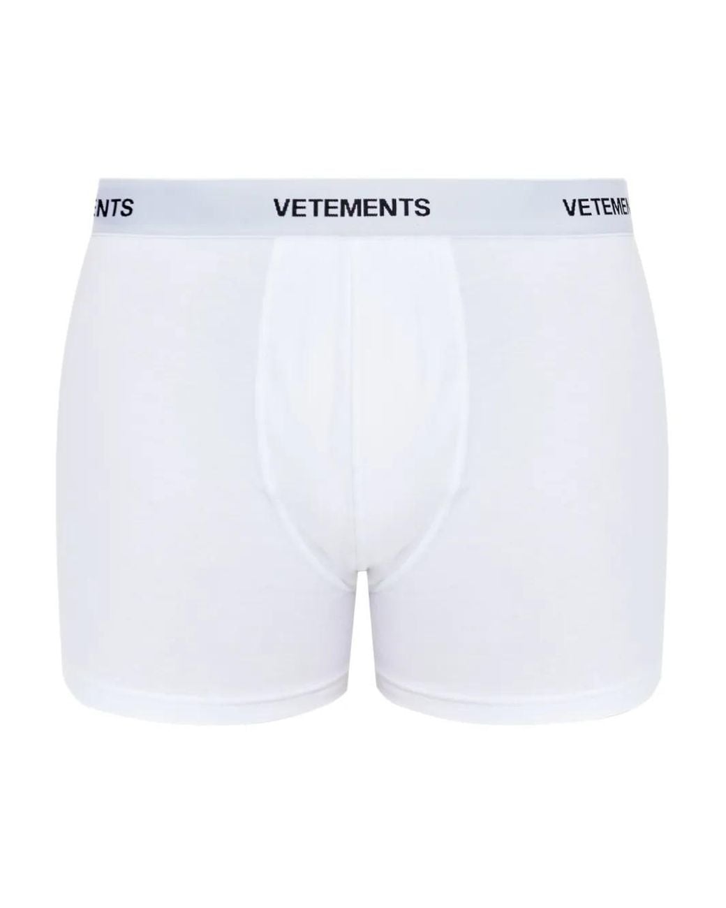 Vetements Blue Logo Waistband Briefs for men