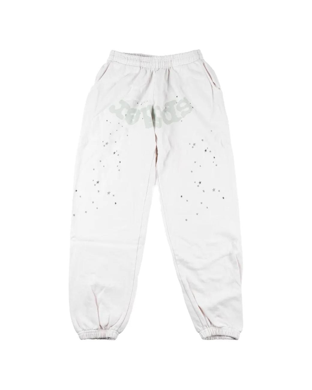 Sp5der White Adult "Eggshell" Track Pants for men