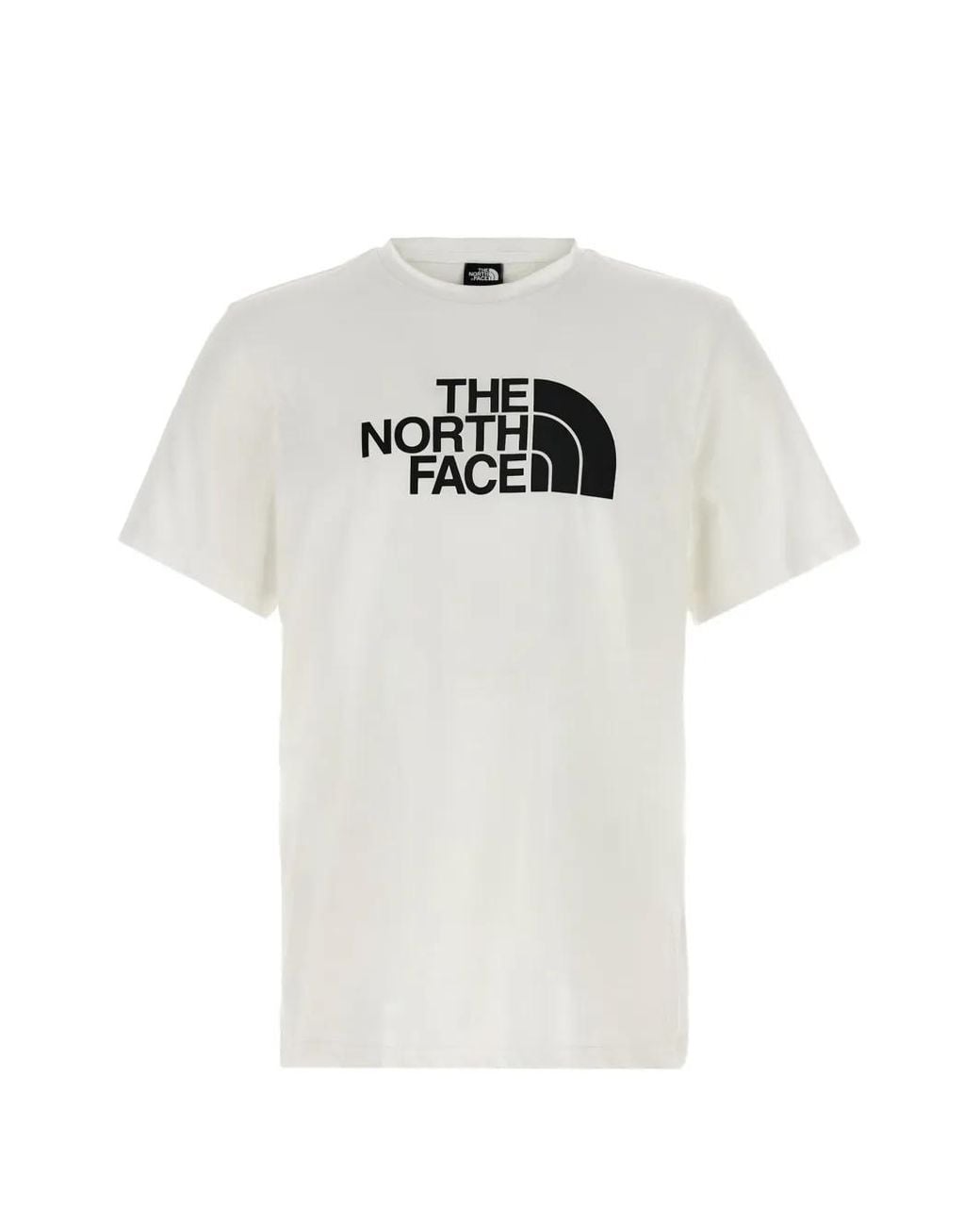 The North Face White Logo-Print Cotton T-Shirt for men