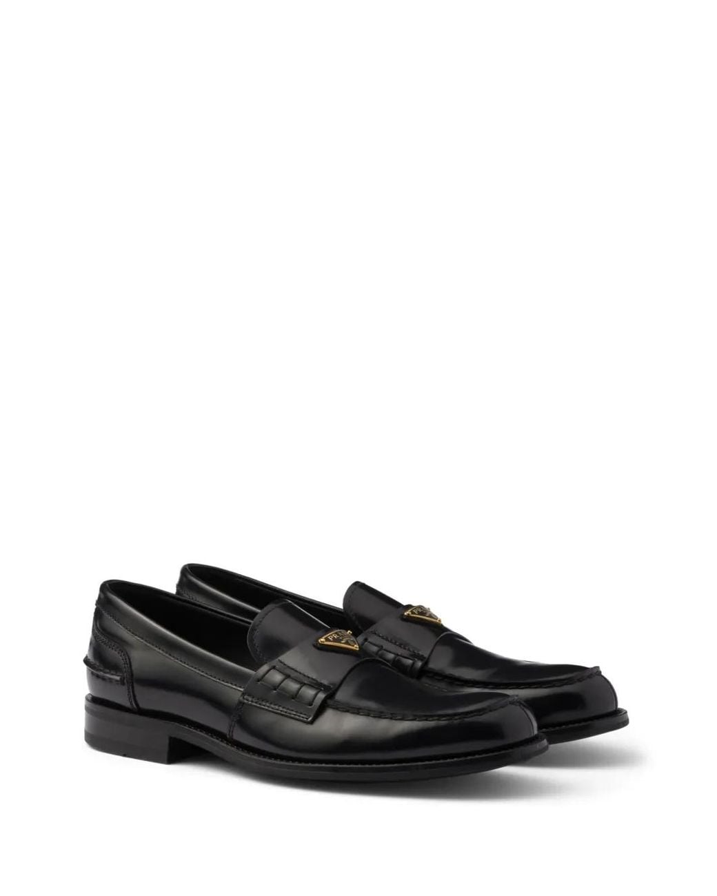 Prada Black Moccasins Shoes for men