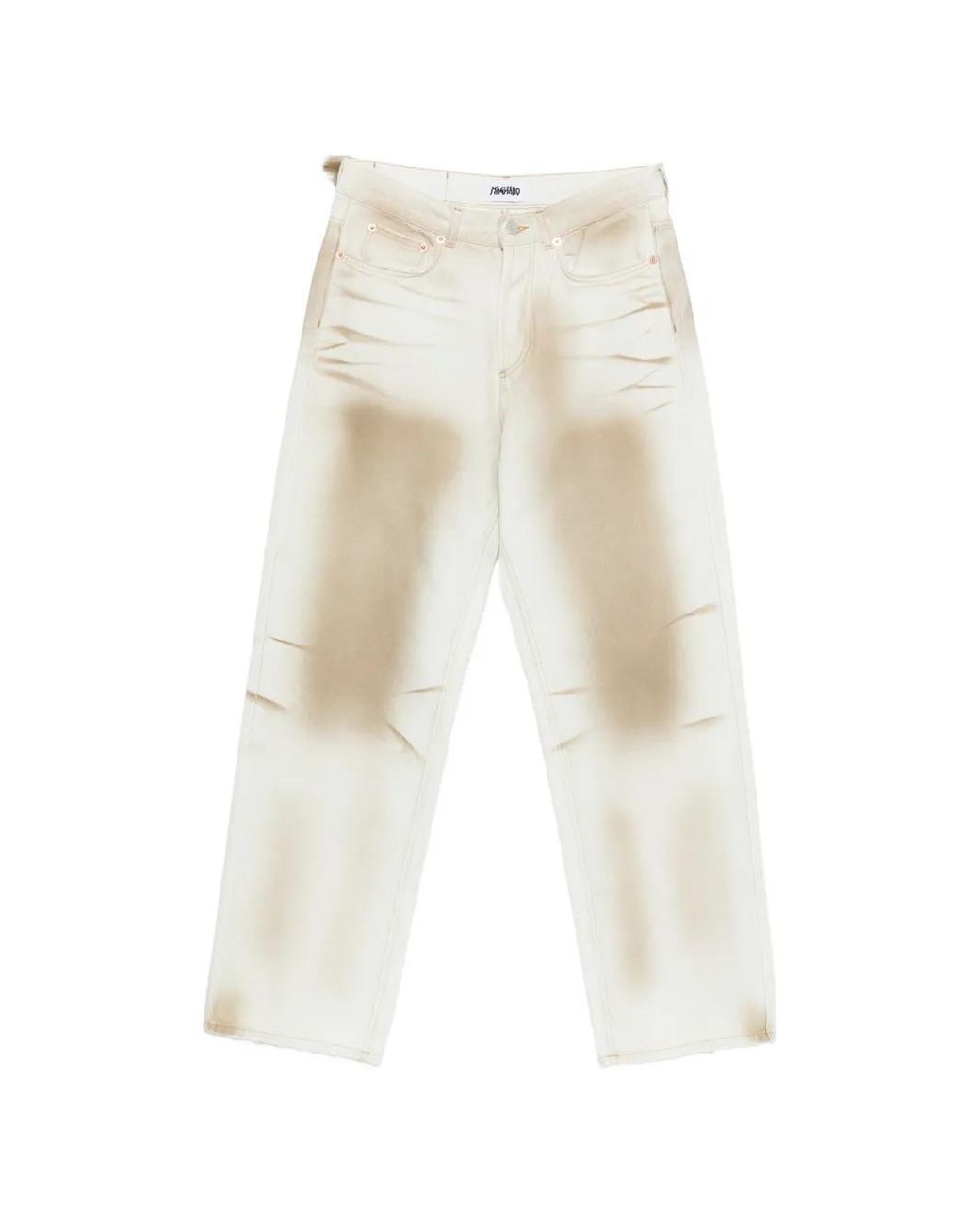 Magliano White Flattone Faded-Effect Jeans for men
