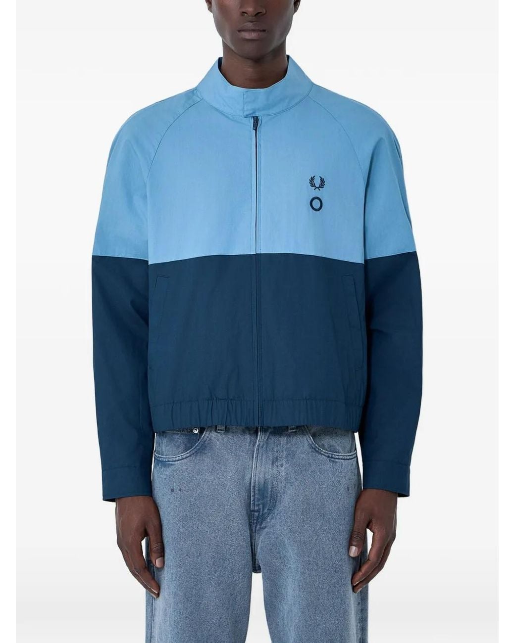 Fred Perry Blue X Criag Logo-Embroidery Jacket for men