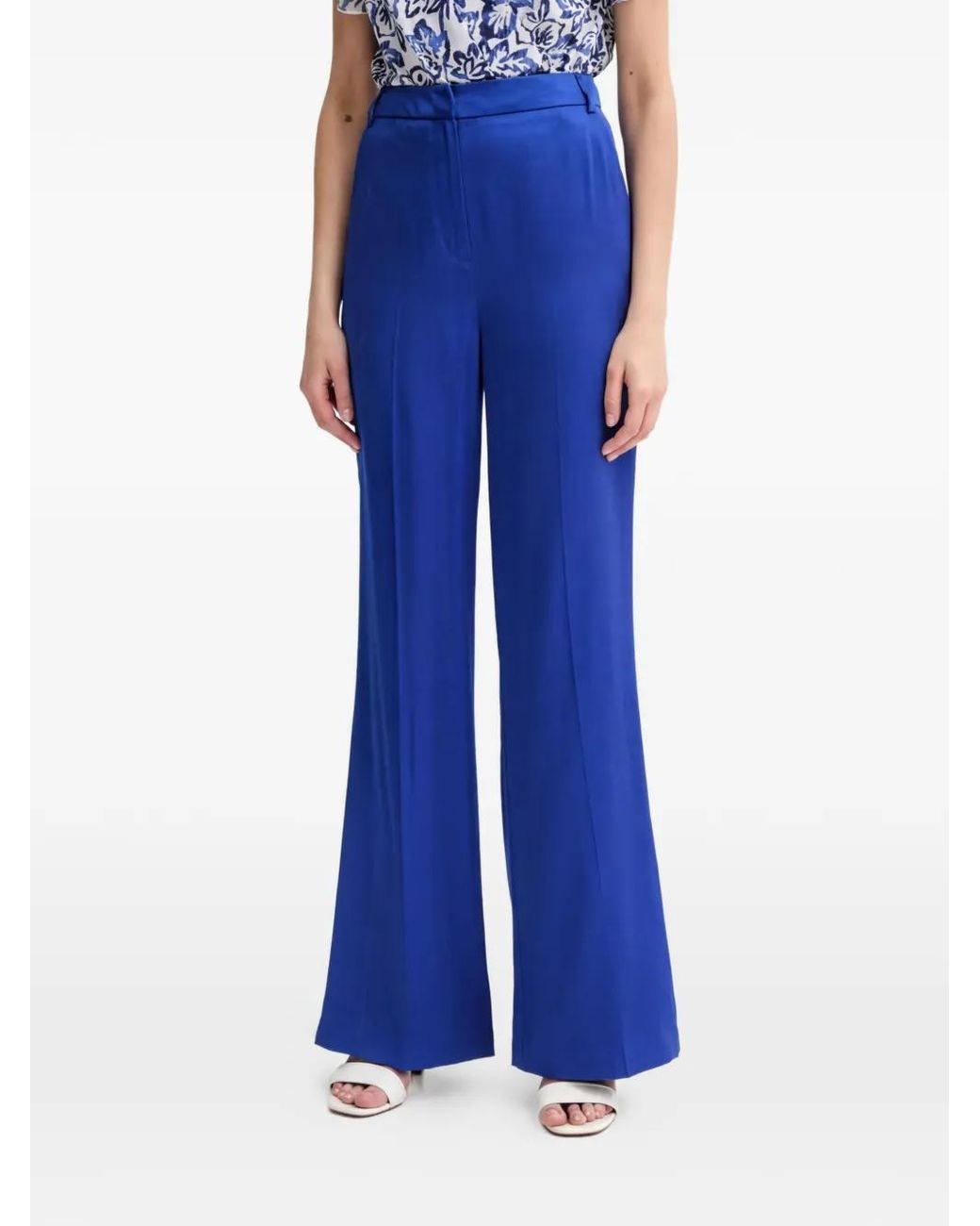 Morgan Flared Broek in het Blue
