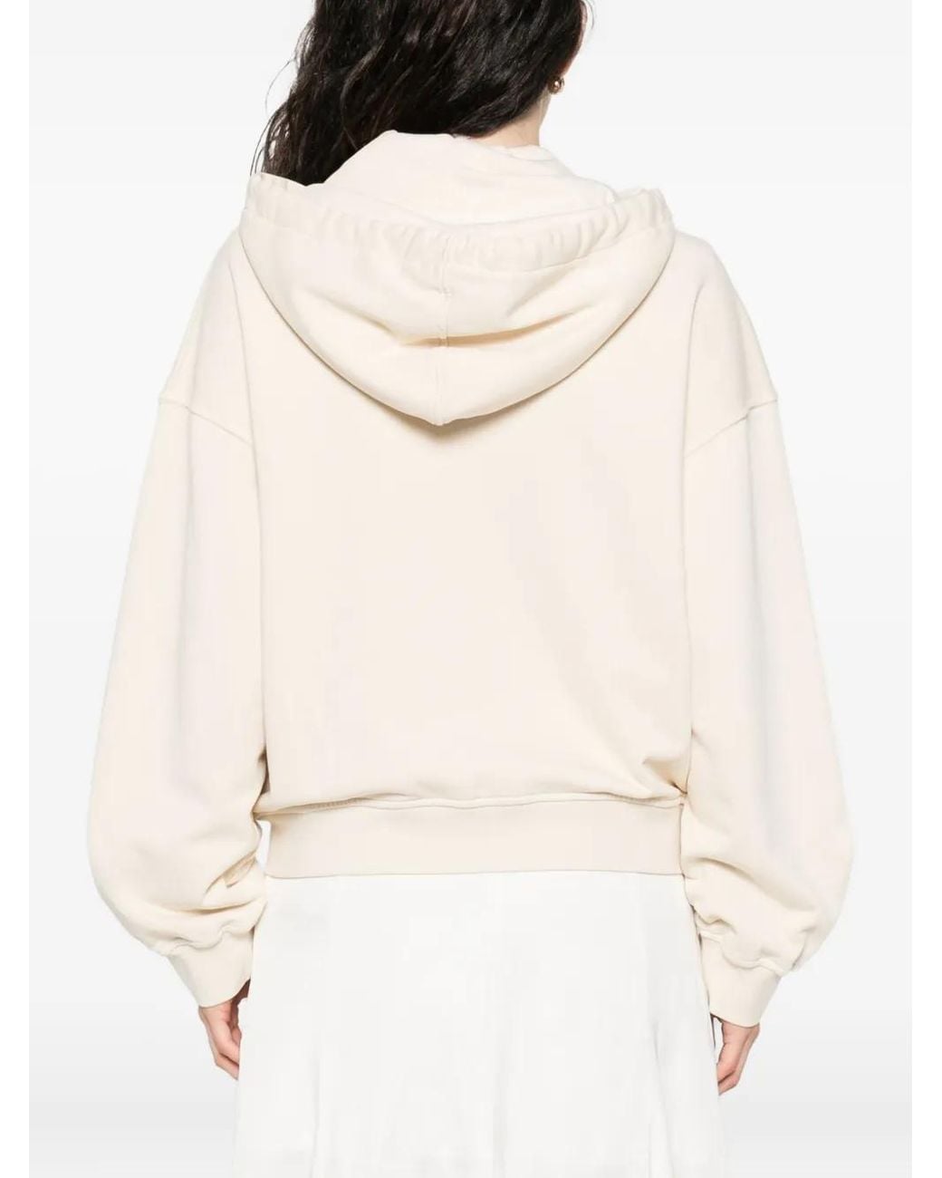 Pinko Natural Zip-Up Hoodie